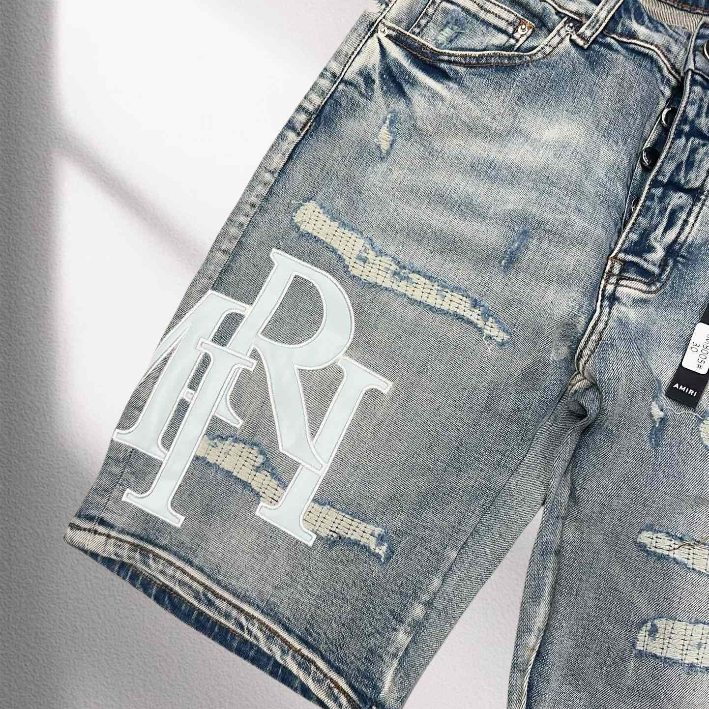 Amiri Denim Shorts     8005 - DopestKickz