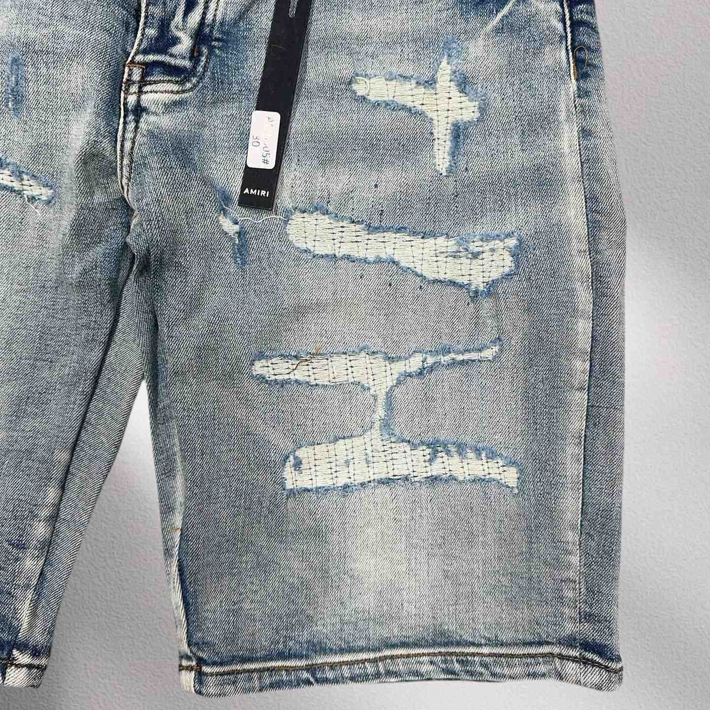 Amiri Denim Shorts     8005 - DopestKickz