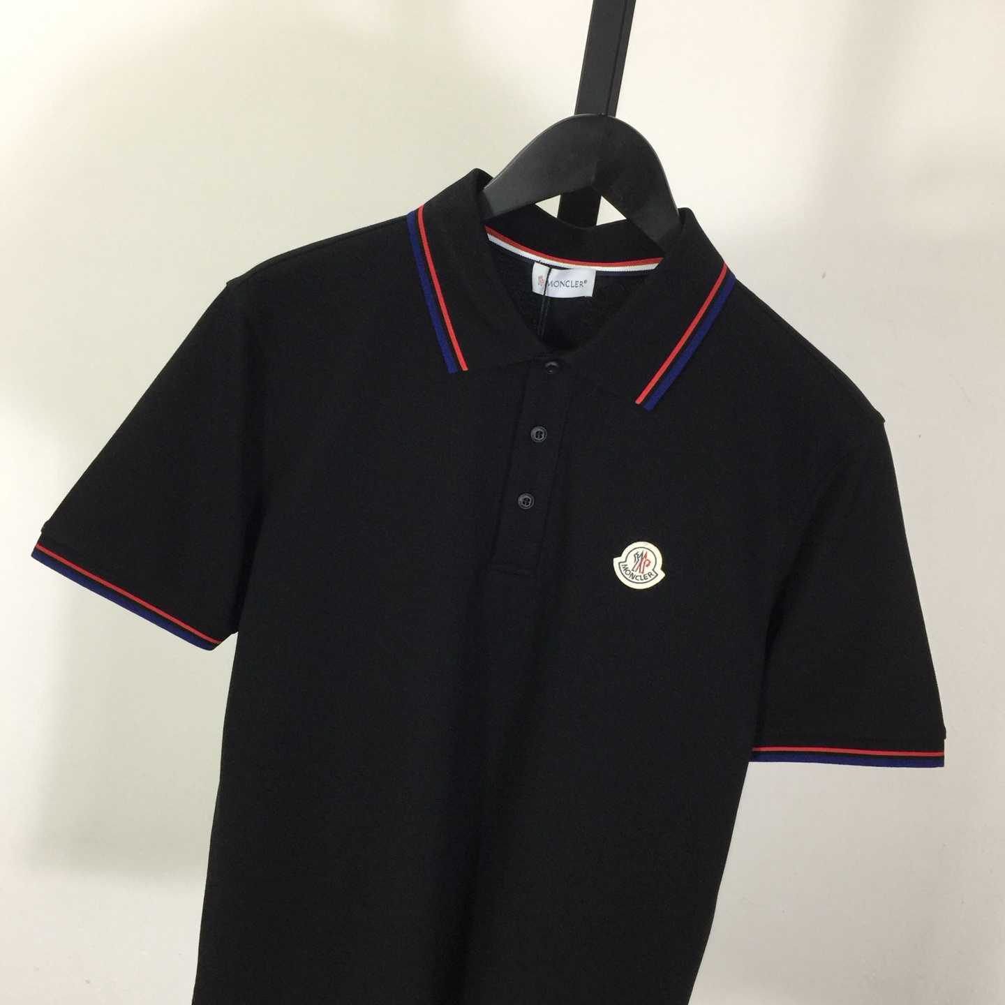 Moncler Logo Cotton Polo Shirt - DopestKickz
