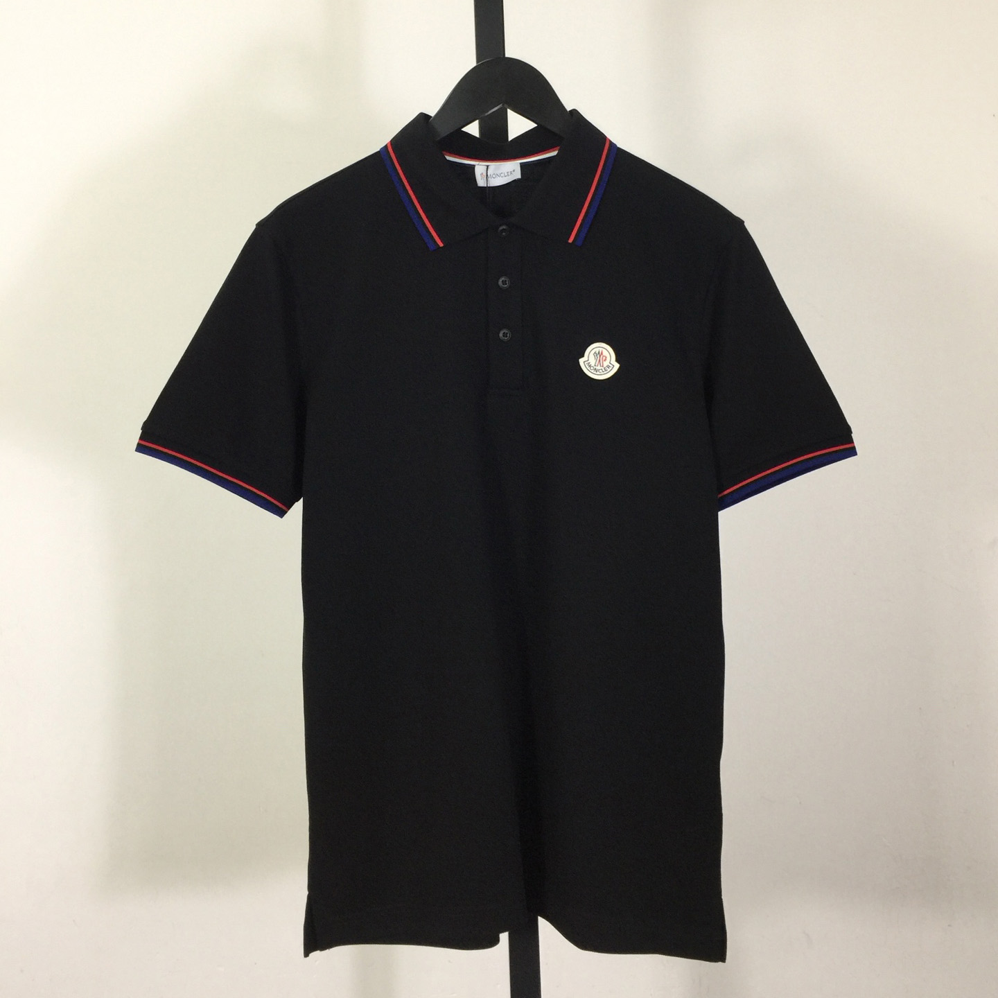 Moncler Logo Cotton Polo Shirt - DopestKickz