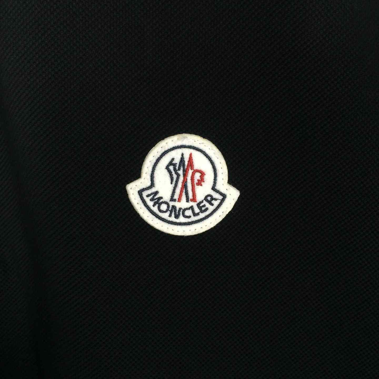 Moncler Logo Cotton Polo Shirt - DopestKickz
