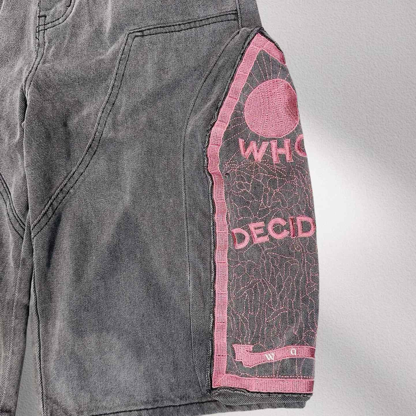 Who Decides War Denim Short 1399 - DopestKickz