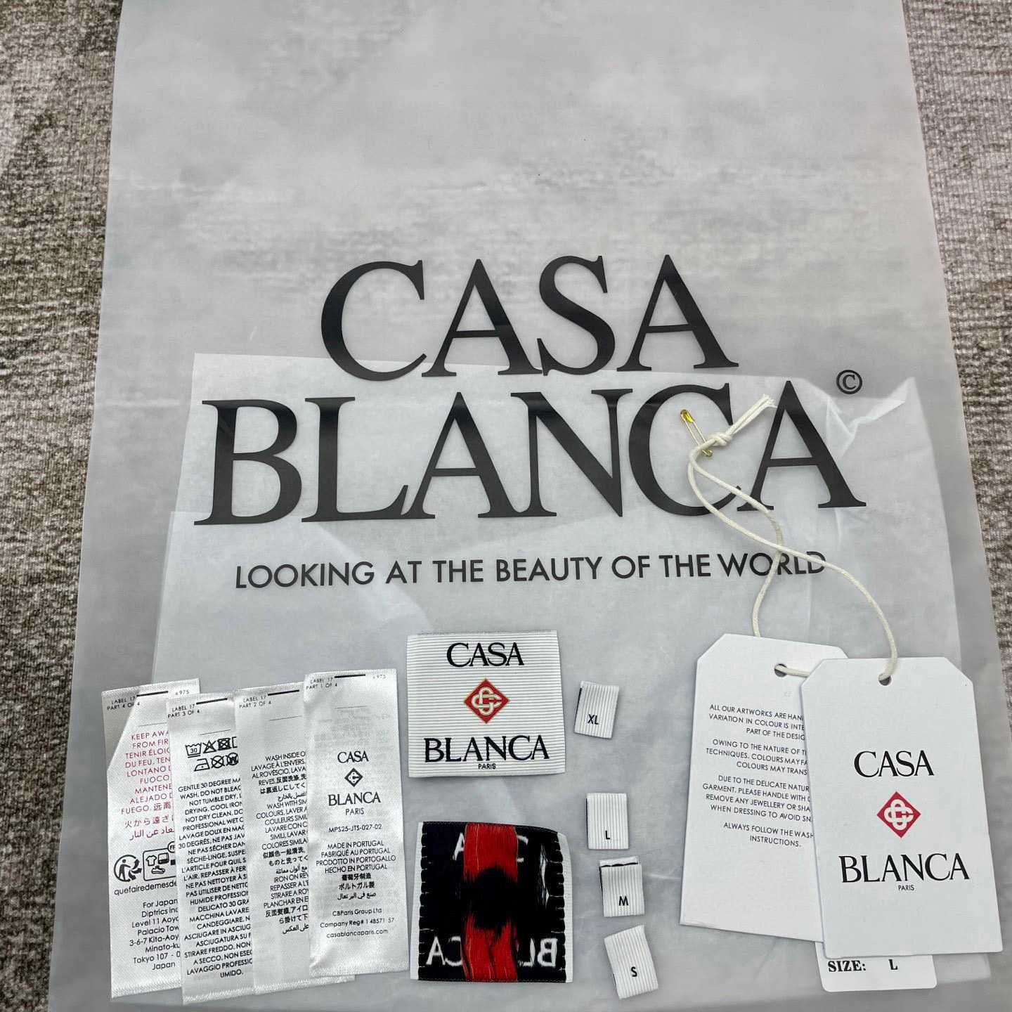 Casablanca Gradient Casa Logo T-Shirt   C986 - DopestKickz
