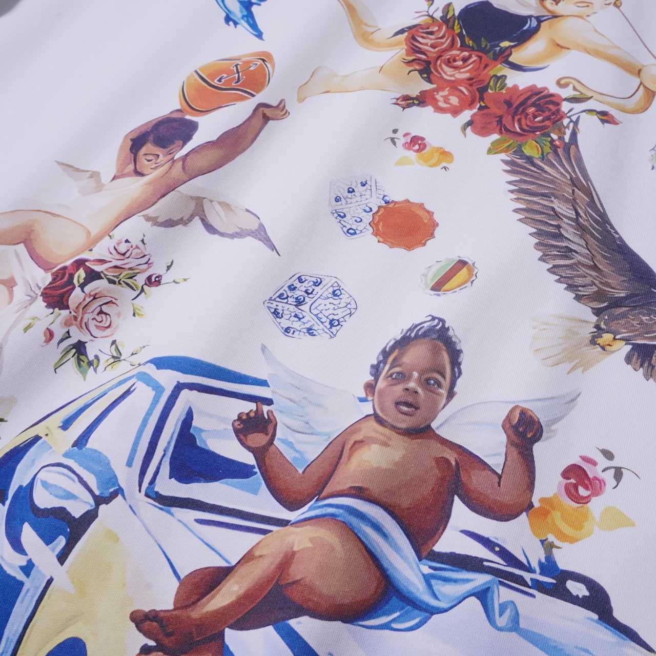 Off White White Car Fresco T-Shirt - DopestKickz