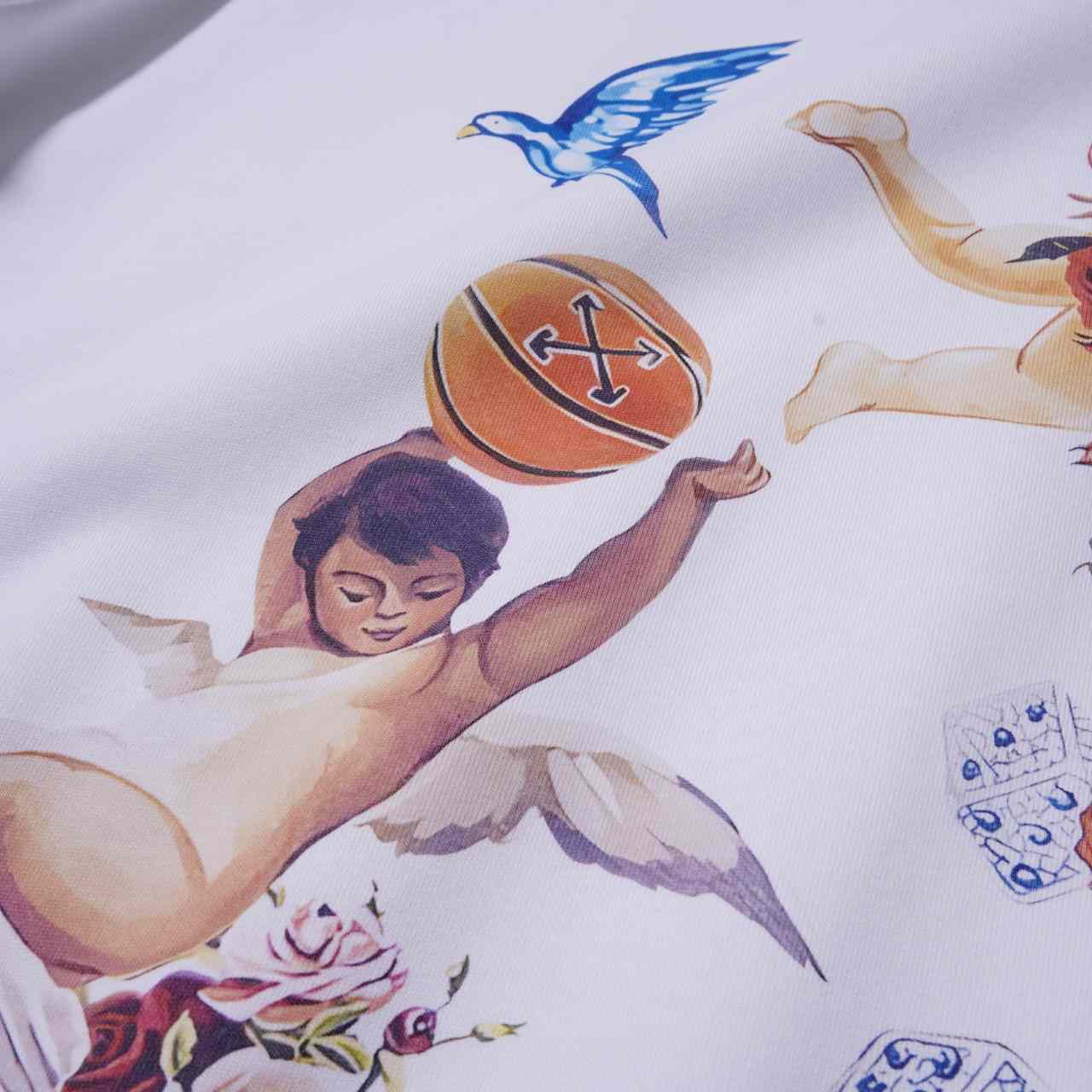 Off White White Car Fresco T-Shirt - DopestKickz
