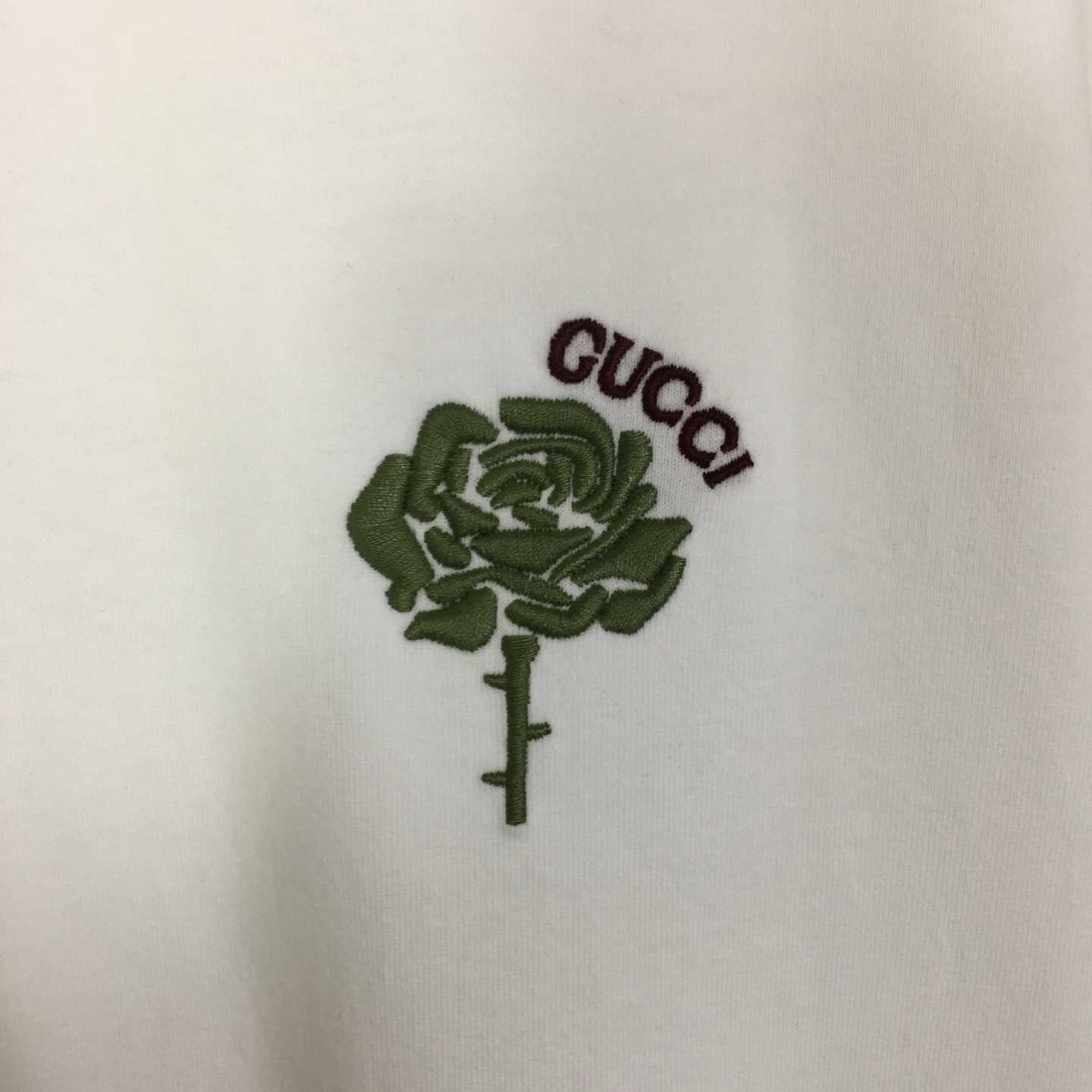 Gucci Cotton Jersey T-shirt With Embroidery - DopestKickz