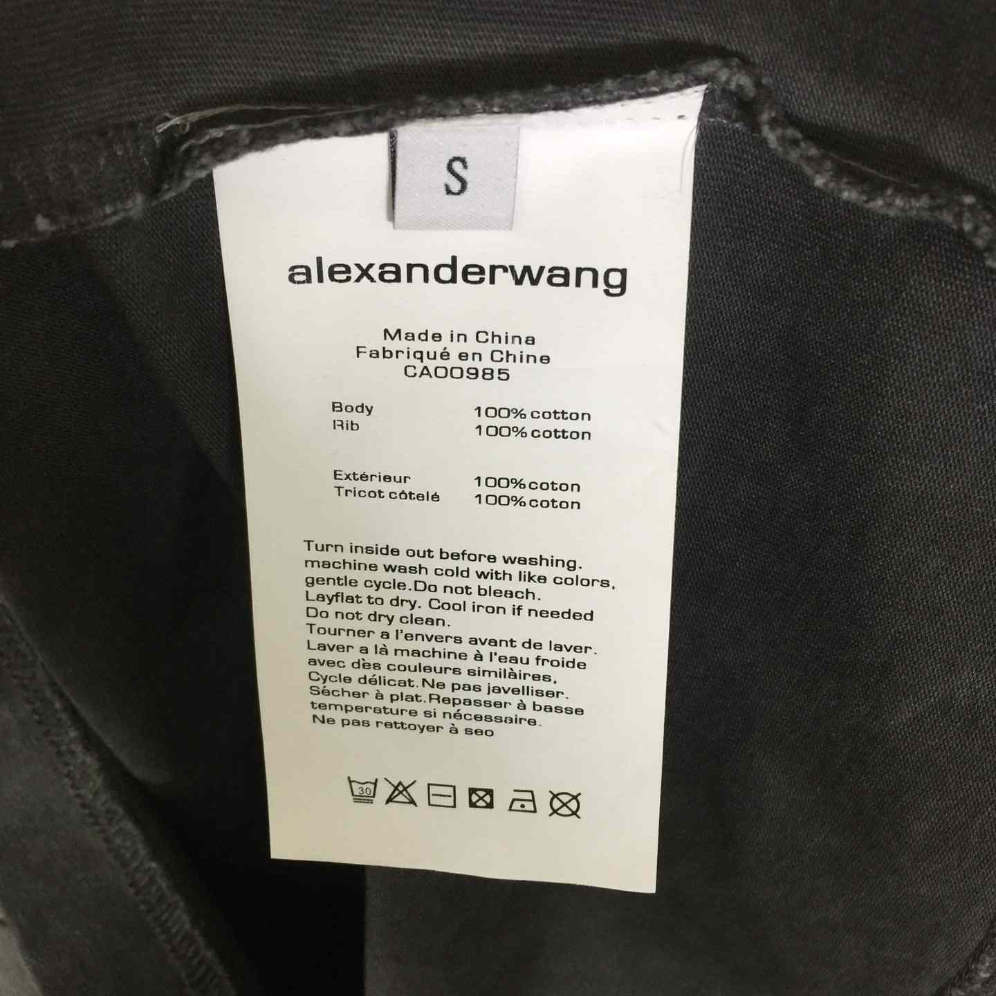 Alexander Wang Cotton T-Shirt     - DopestKickz