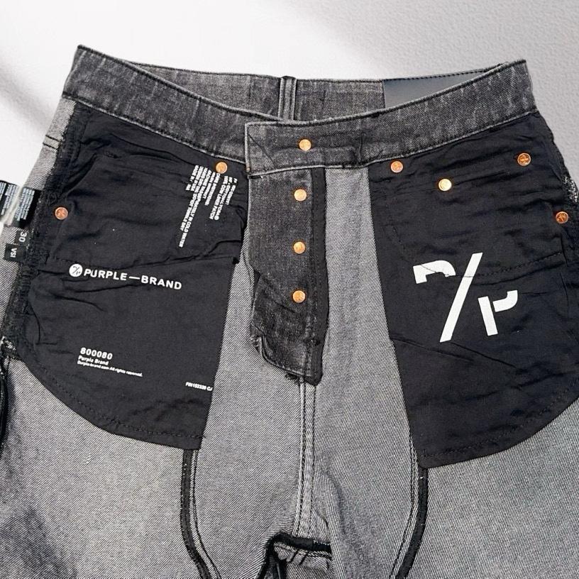 Purple-Brand Denim Shorts    6039 - DopestKickz