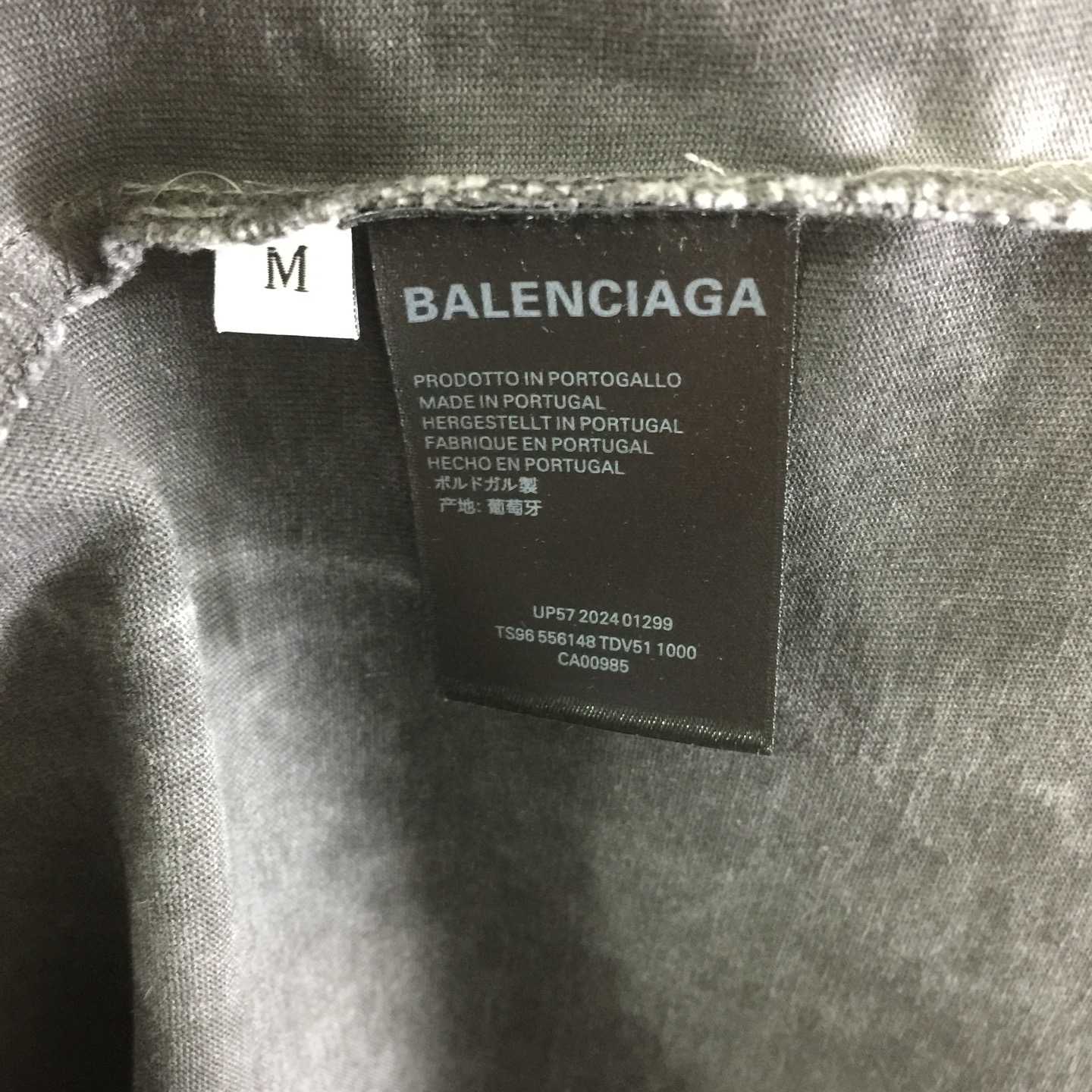 Balenciaga Cotton T-Shirt     - DopestKickz