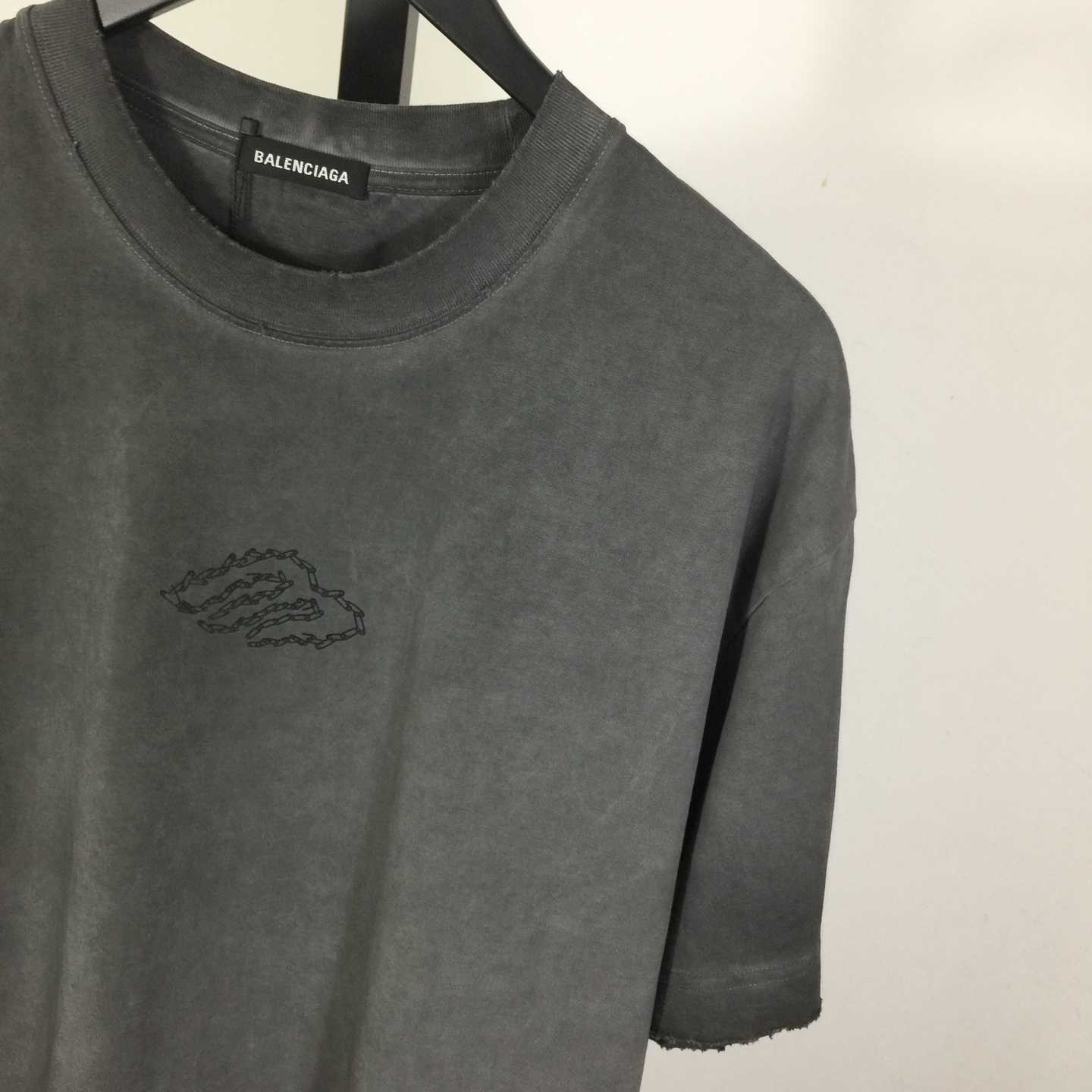 Balenciaga Cotton T-Shirt     - DopestKickz