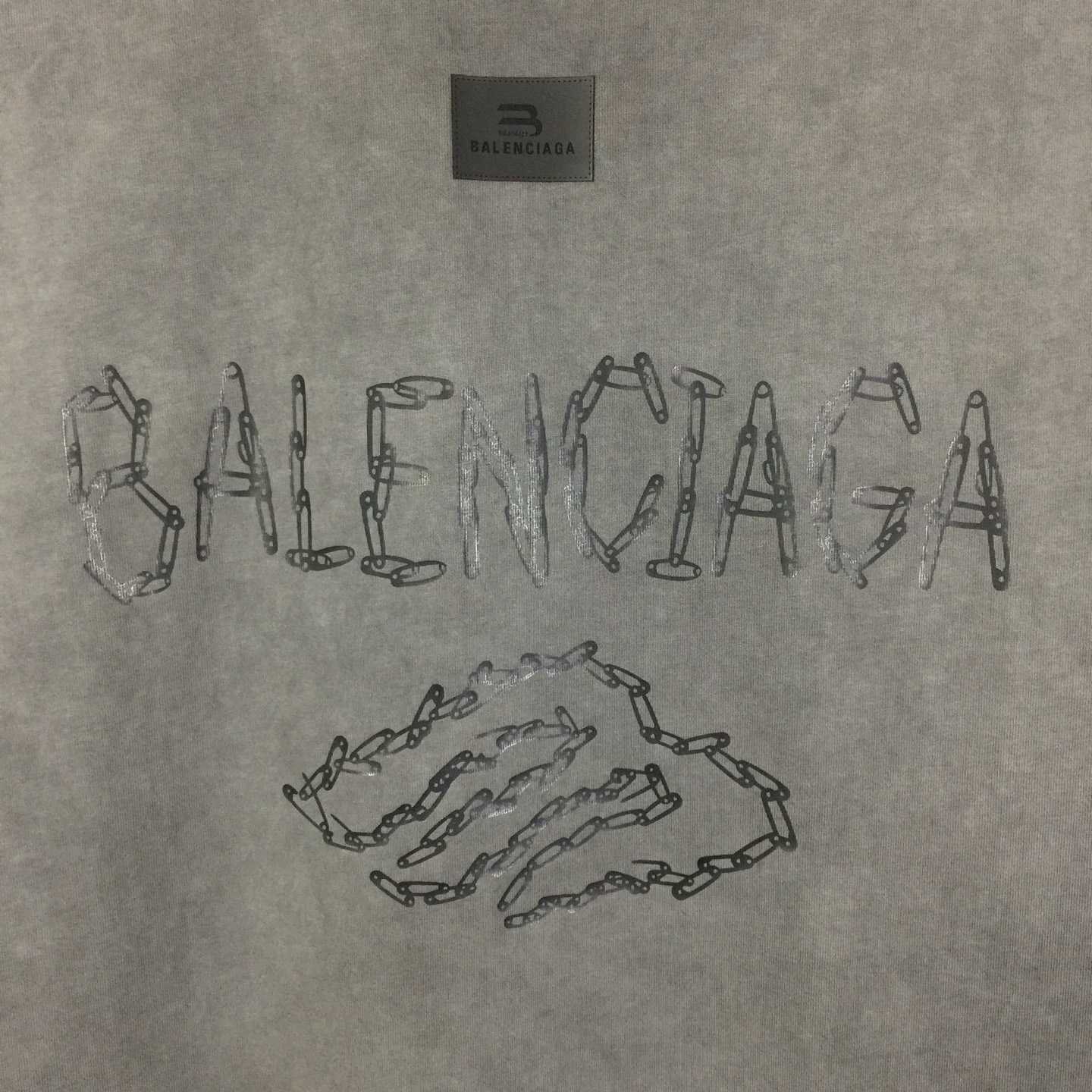 Balenciaga Cotton T-Shirt     - DopestKickz