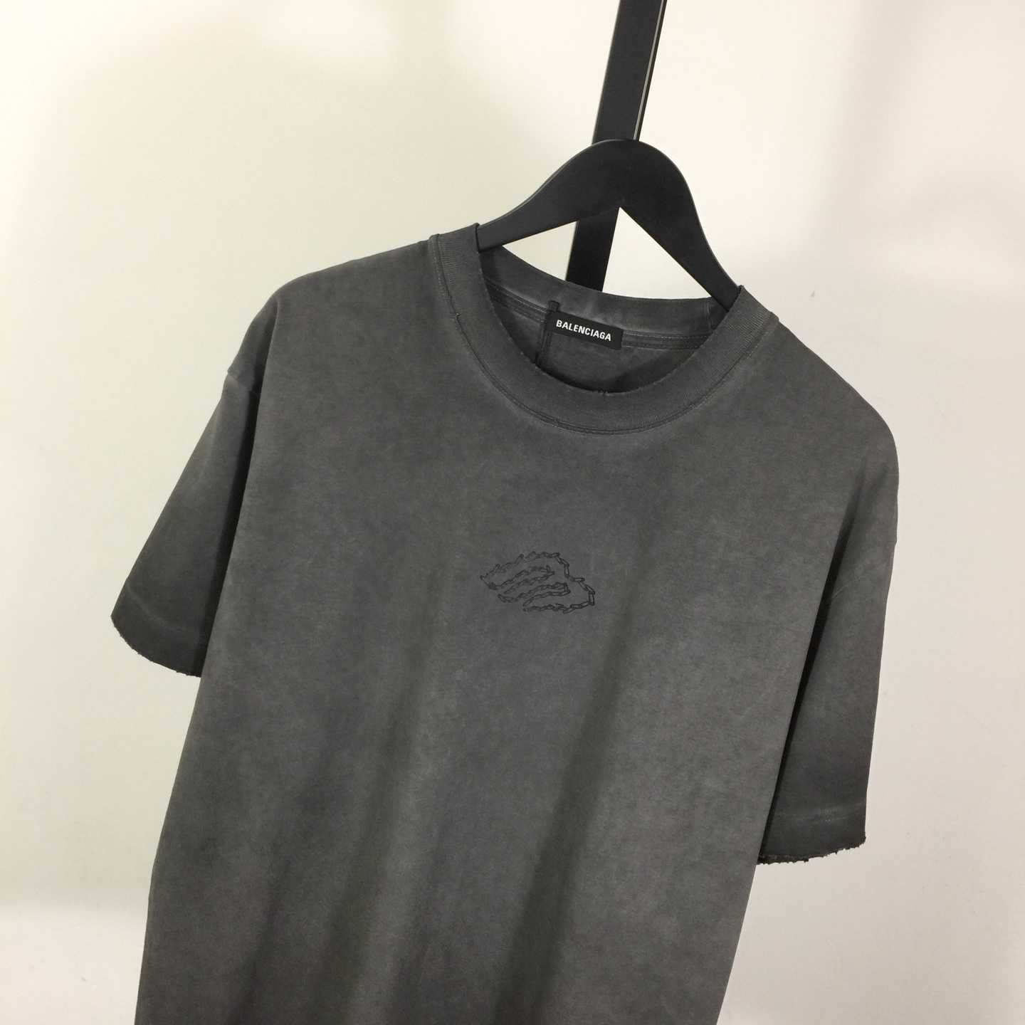 Balenciaga Cotton T-Shirt     - DopestKickz