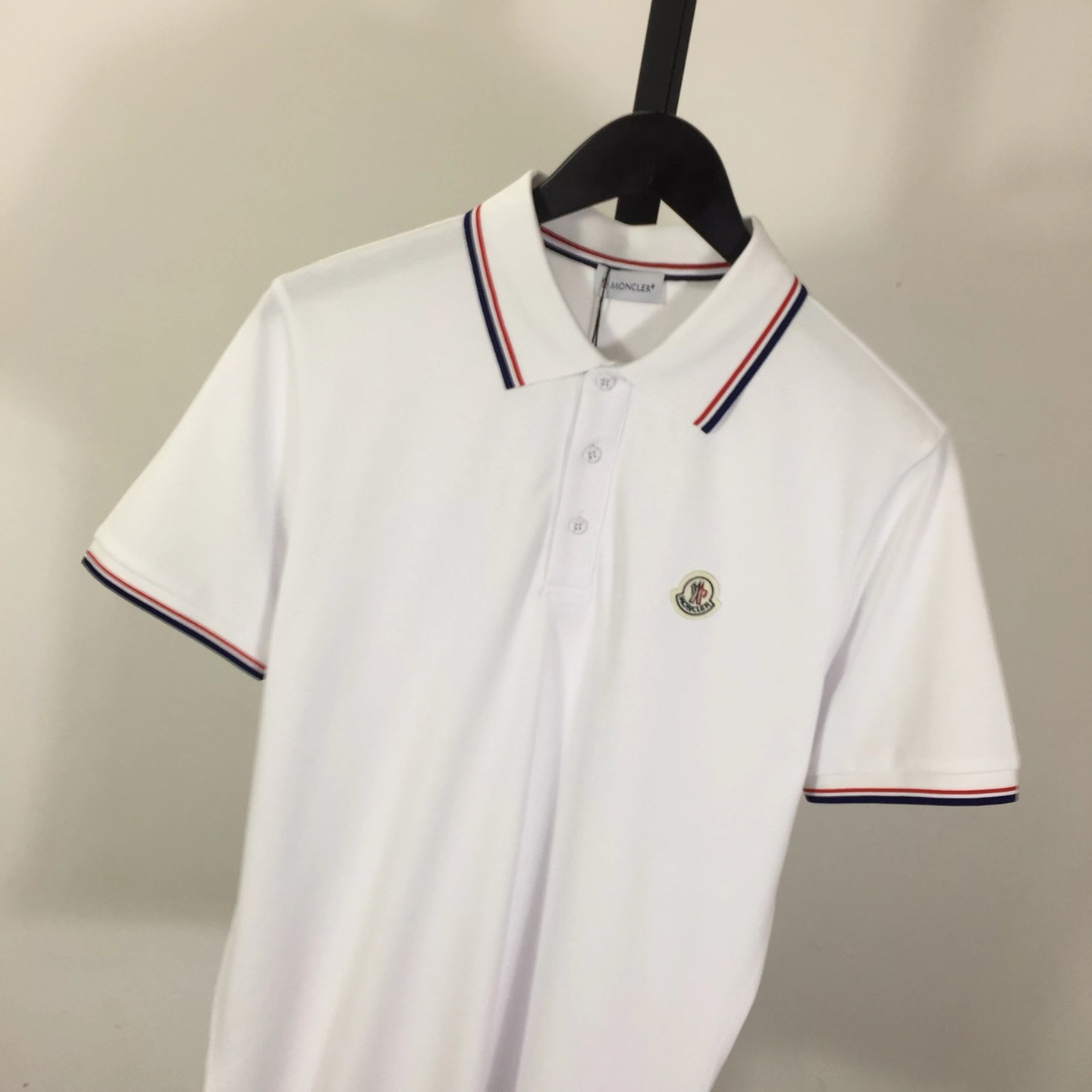 Moncler Logo Cotton Polo Shirt - DopestKickz