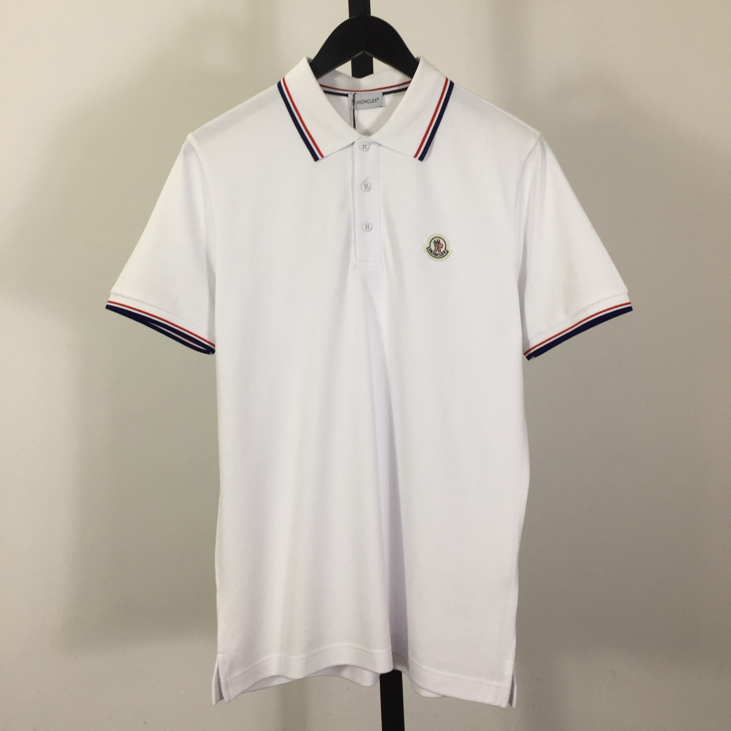 Moncler Logo Cotton Polo Shirt - DopestKickz