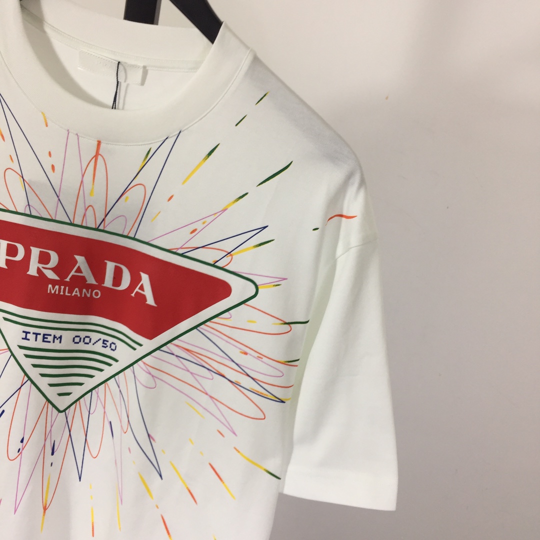 Prada Cotton T-Shirt - DopestKickz