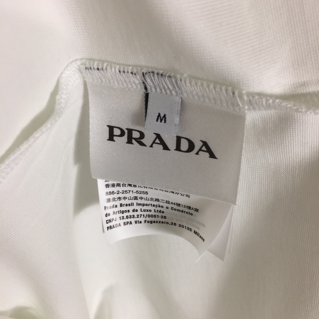 Prada Cotton T-Shirt - DopestKickz