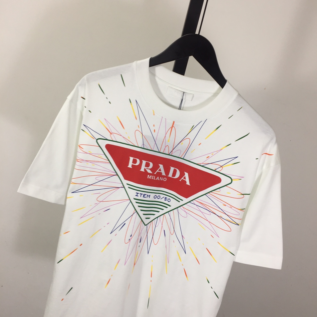 Prada Cotton T-Shirt - DopestKickz