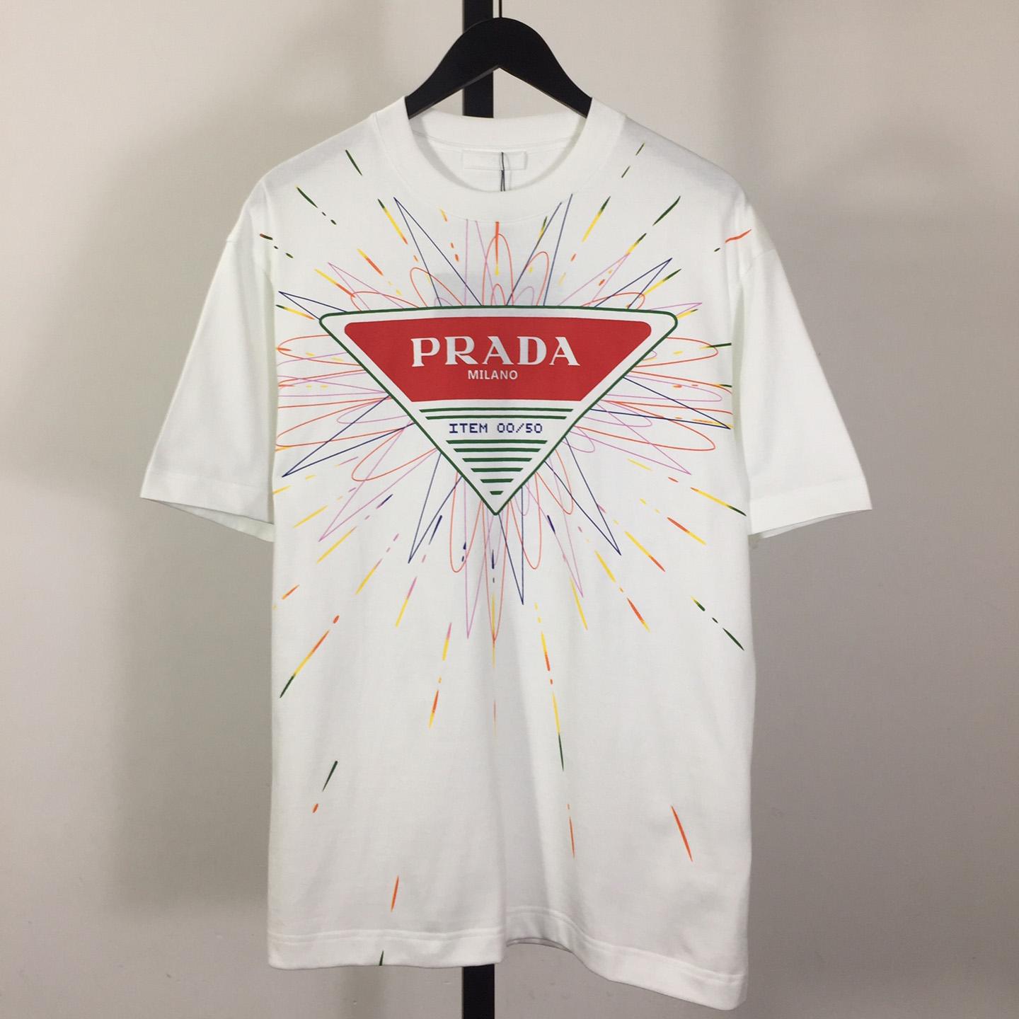 Prada Cotton T-Shirt - DopestKickz