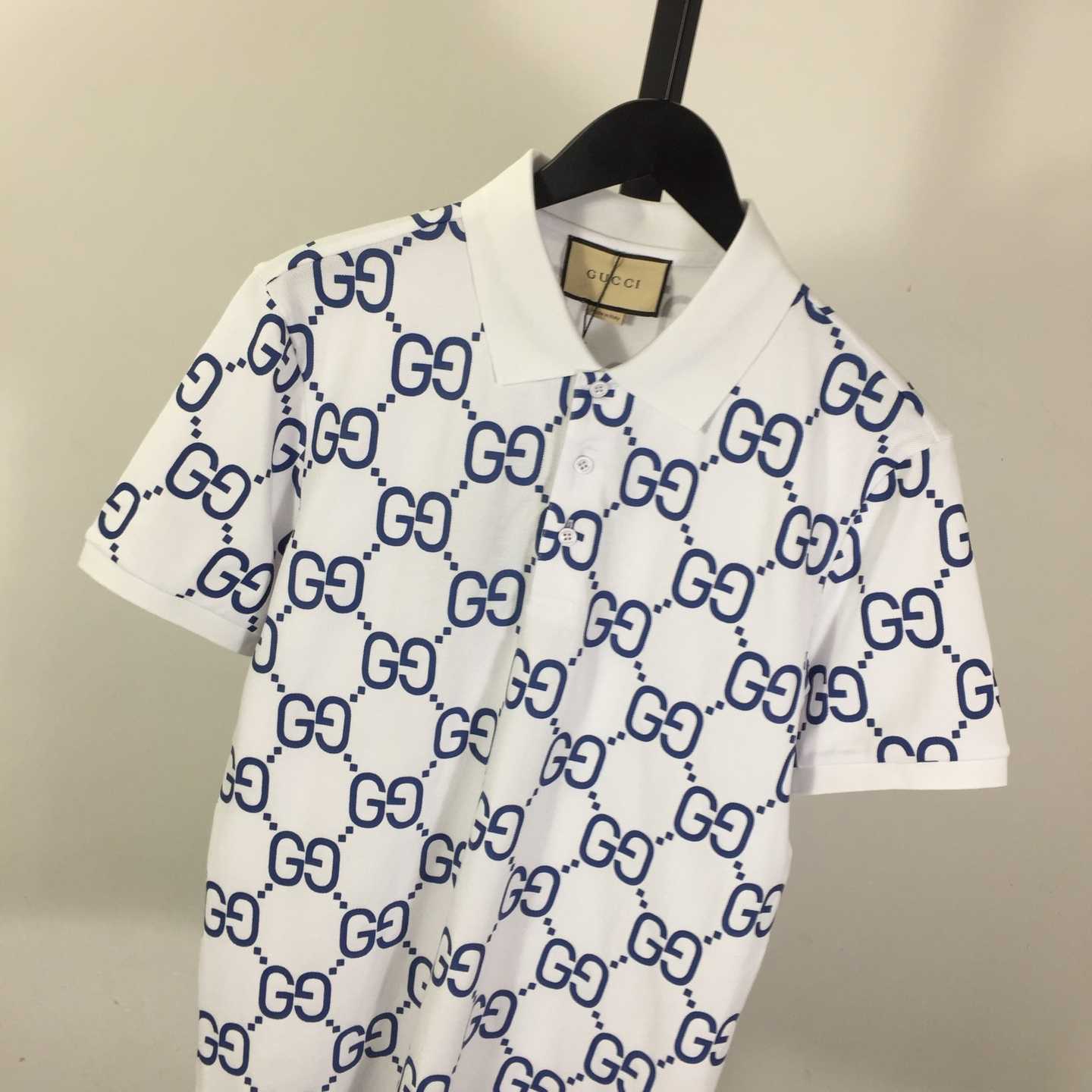 Gucci GG Jacquard Polo Shirt - DopestKickz