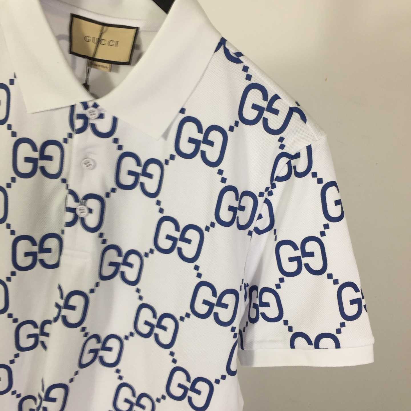Gucci GG Jacquard Polo Shirt - DopestKickz