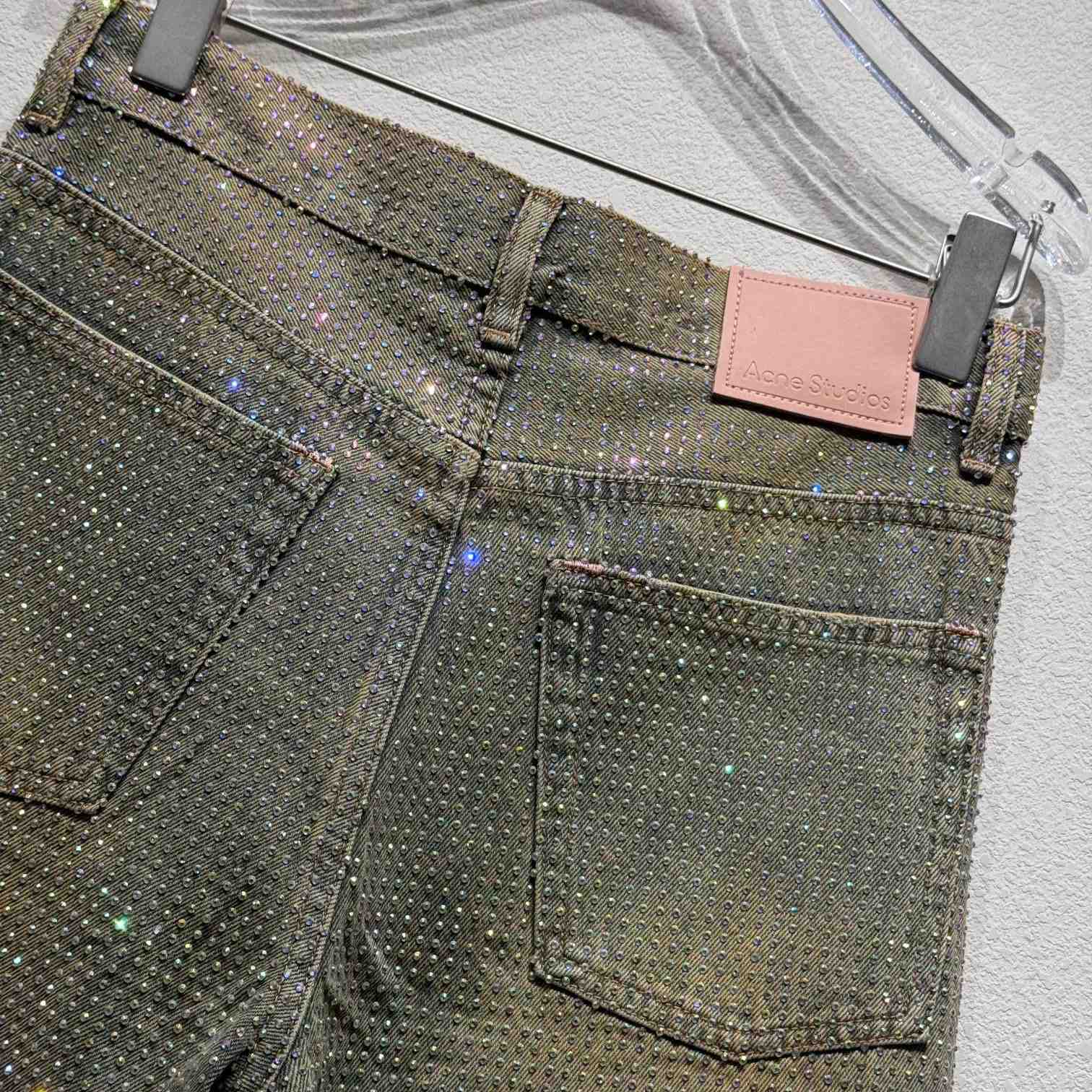 Acne Studios Loose Fit Crystal Studs Jeans - DopestKickz