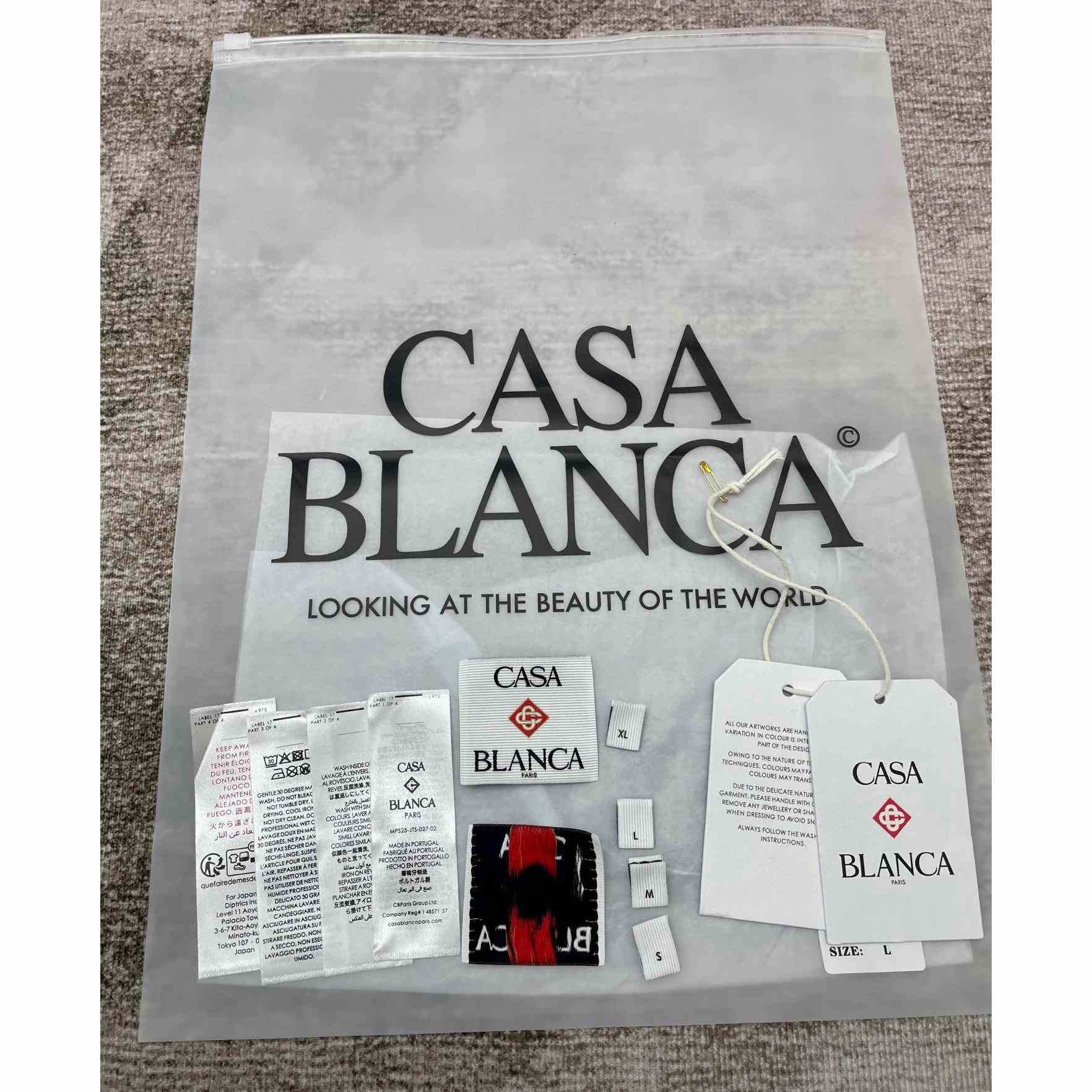 Casablanca Gradient Casa Logo T-Shirt   C985 - DopestKickz