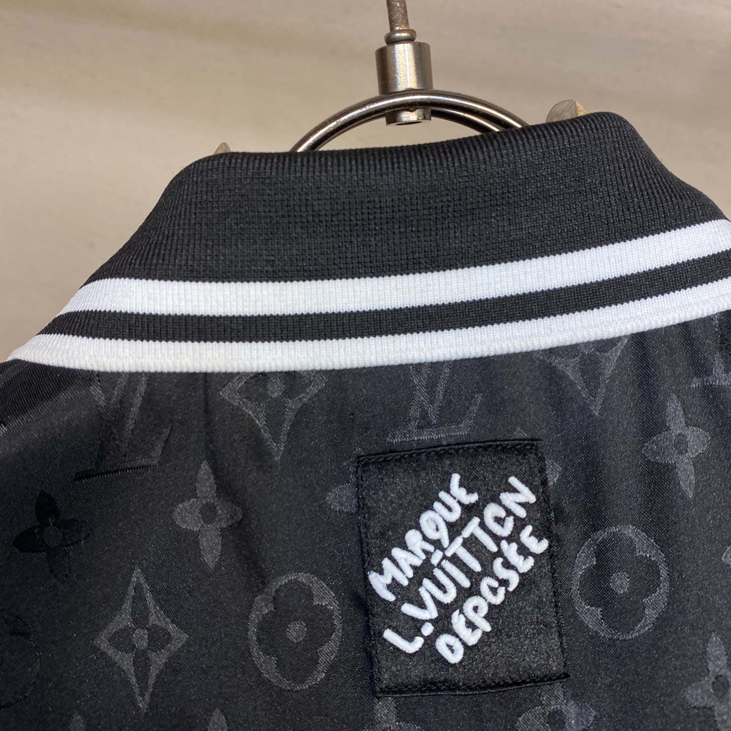 Louis Vuitton Monogram Moire Jacquard Short-Sleeved Silk Shirt   1AGTP1 - DopestKickz