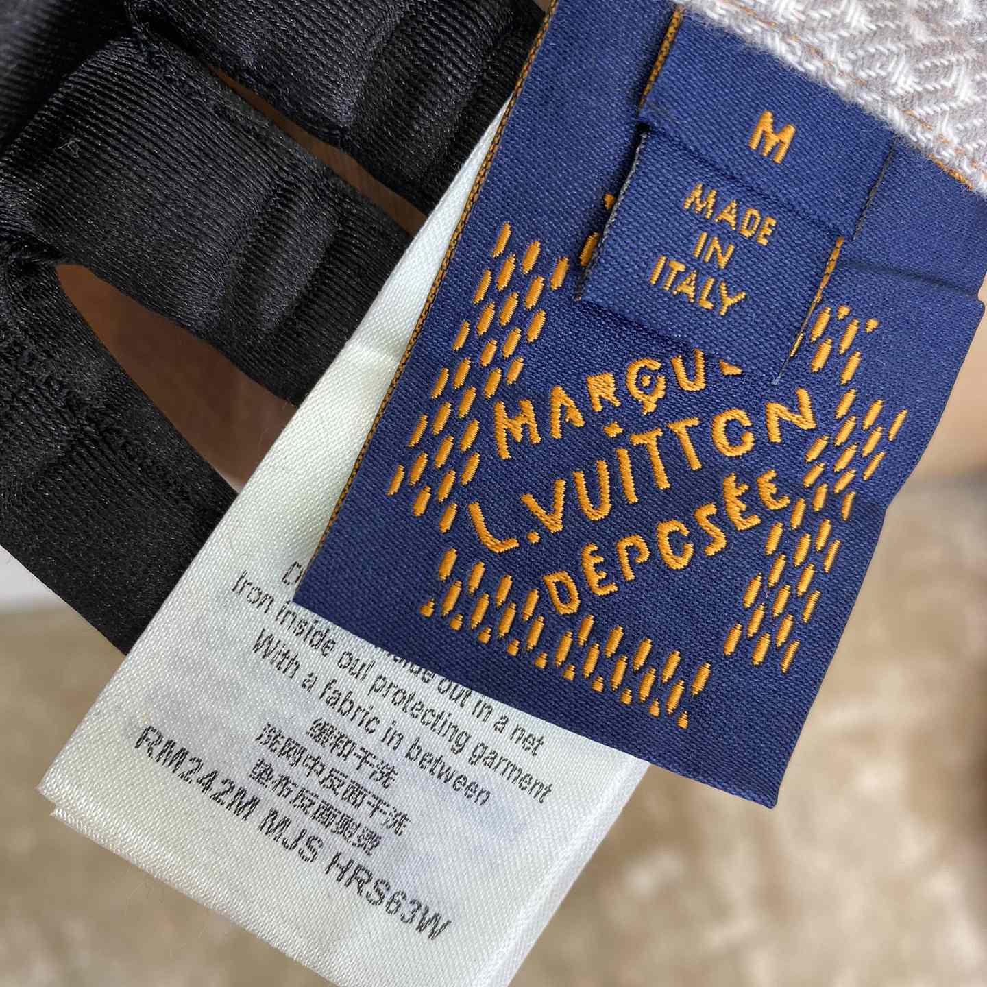 Louis Vuitton Button-Down Long-Sleeved Flannel Shirt  1AFXSJ - DopestKickz