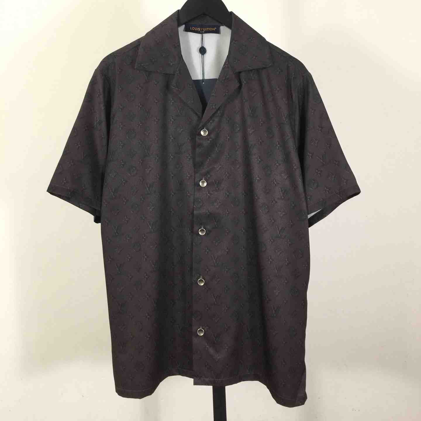 Louis Vuitton Printed Monogram Silk Shorts   1AHCD3 - DopestKickz