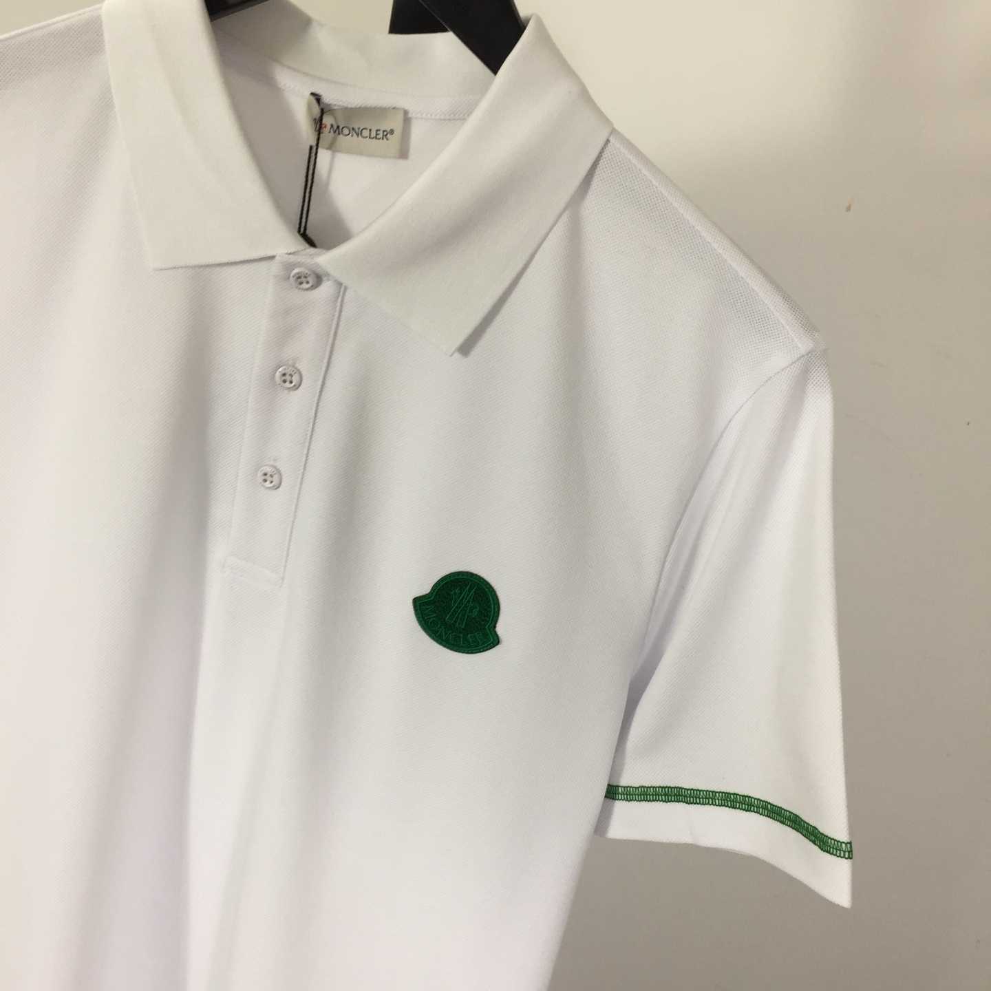Moncler logo-patch Cotton Polo Shirt - DopestKickz