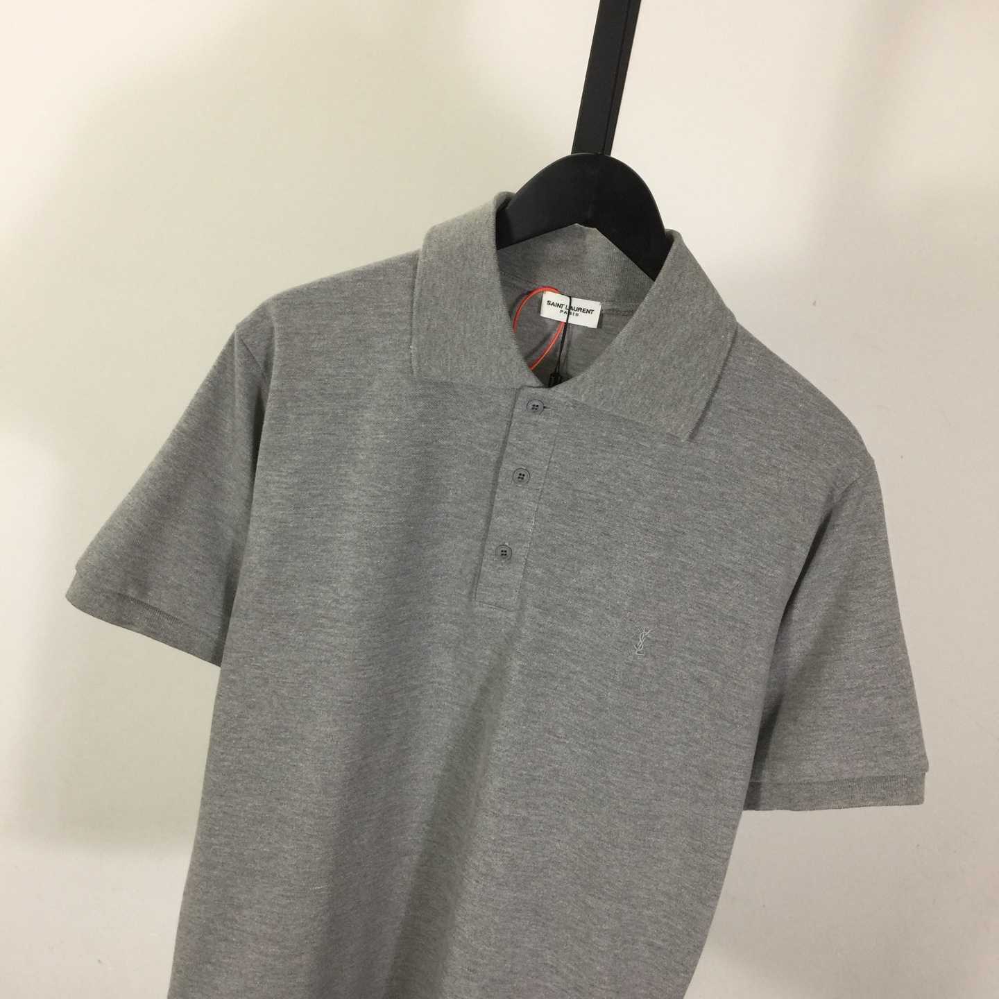 Saint Laurent Wool Knit Polo Top  - DopestKickz