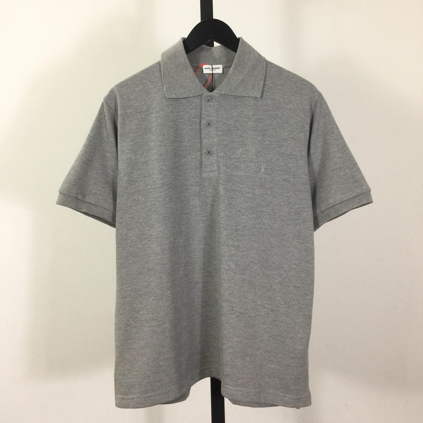 Saint Laurent Wool Knit Polo Top  - DopestKickz