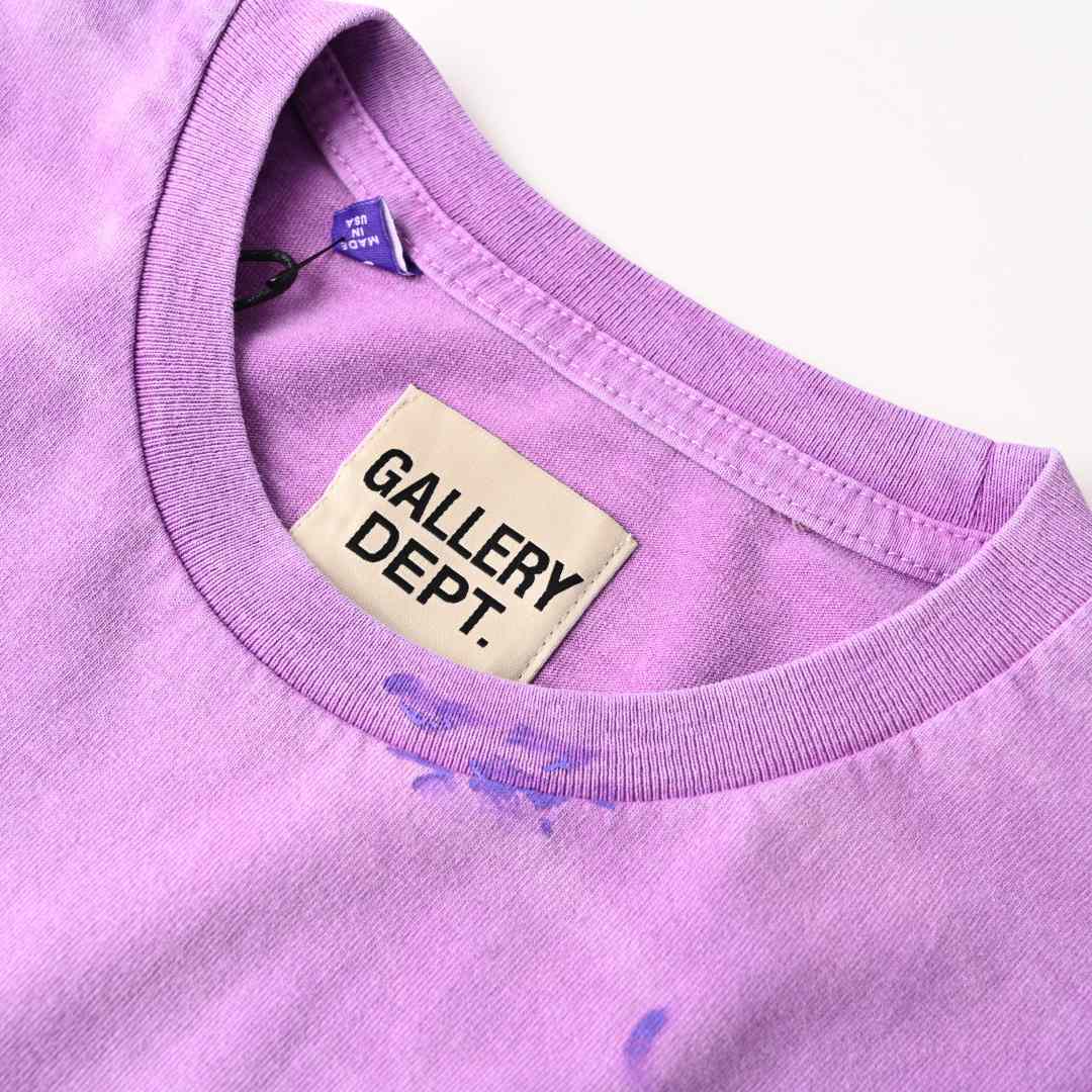 Gallery Dept. Vintage Logo Painted Tee 'Purple'  - DopestKickz