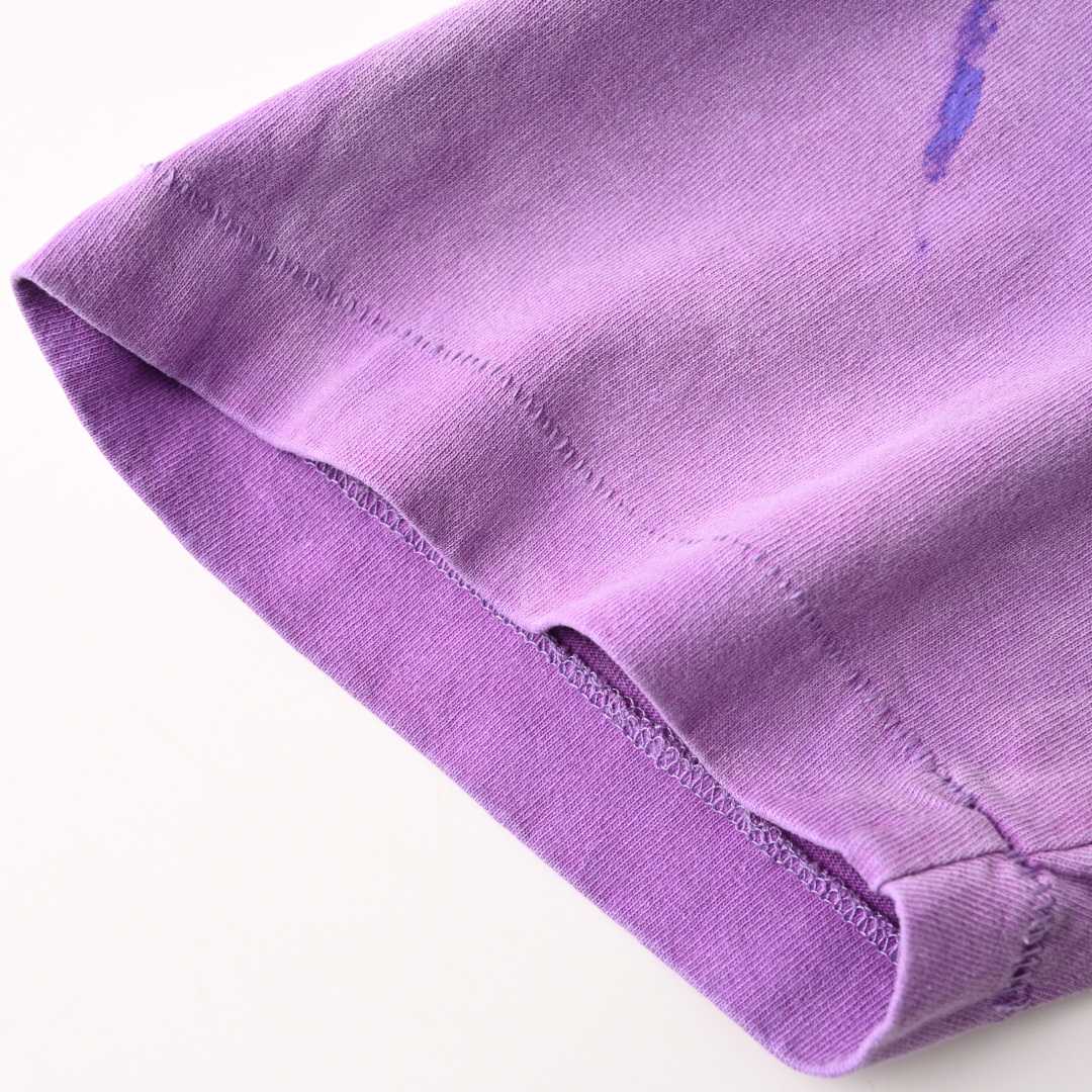 Gallery Dept. Vintage Logo Painted Tee 'Purple'  - DopestKickz