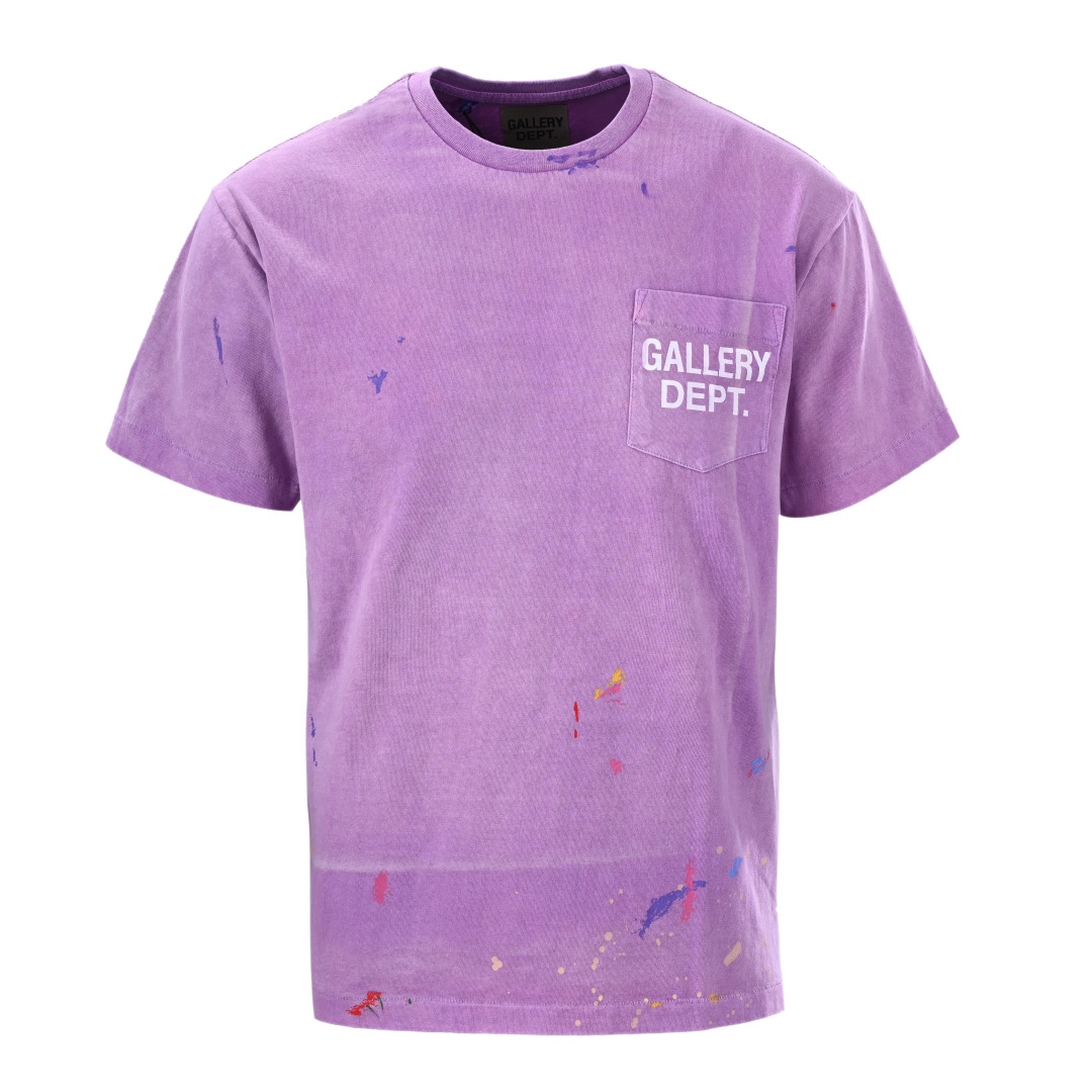 Gallery Dept. Vintage Logo Painted Tee 'Purple'  - DopestKickz