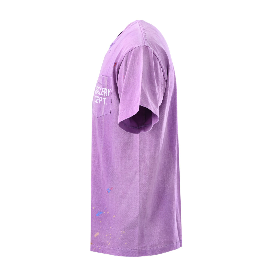 Gallery Dept. Vintage Logo Painted Tee 'Purple'  - DopestKickz