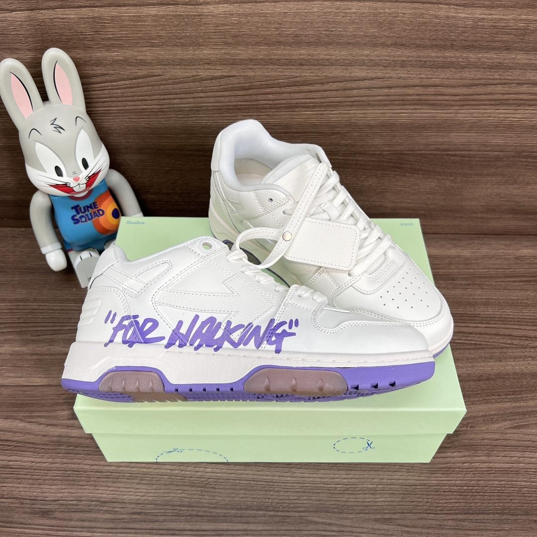 Off-White Out Of Office OOO "For Walking" Low Tops White - DopestKickz