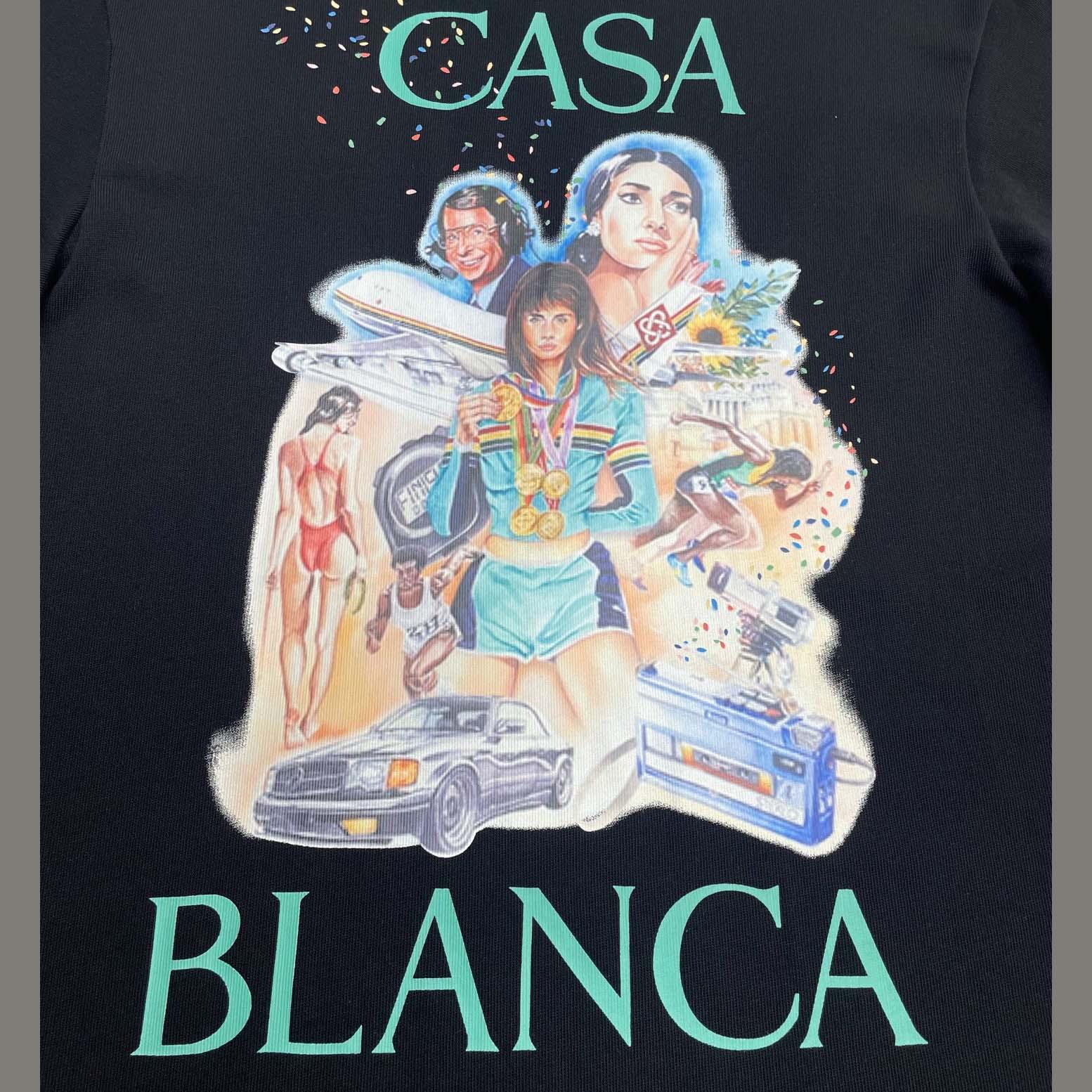 Casablanca printed T-shirt   C949 - DopestKickz