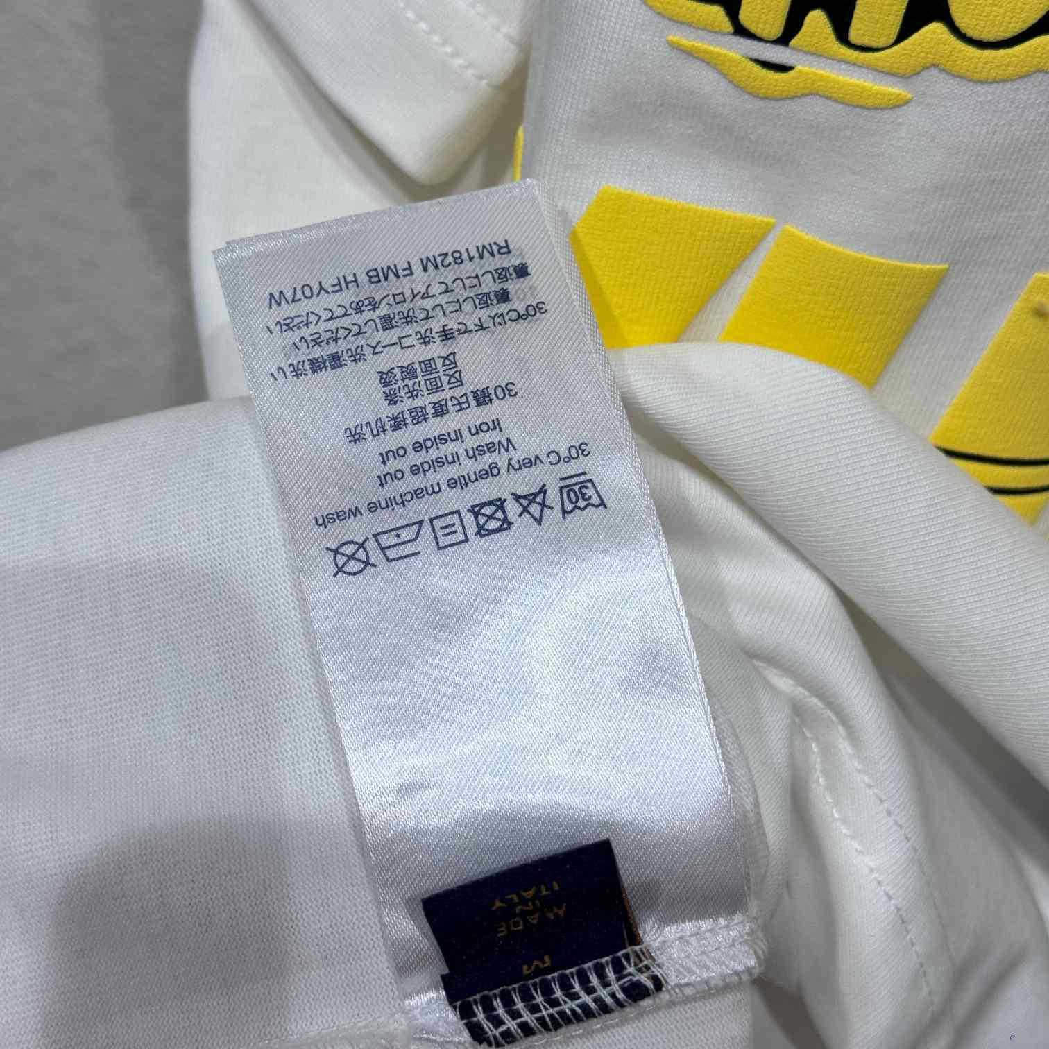 Louis Vuitton Short-Sleeved Cotton Crewneck    - DopestKickz