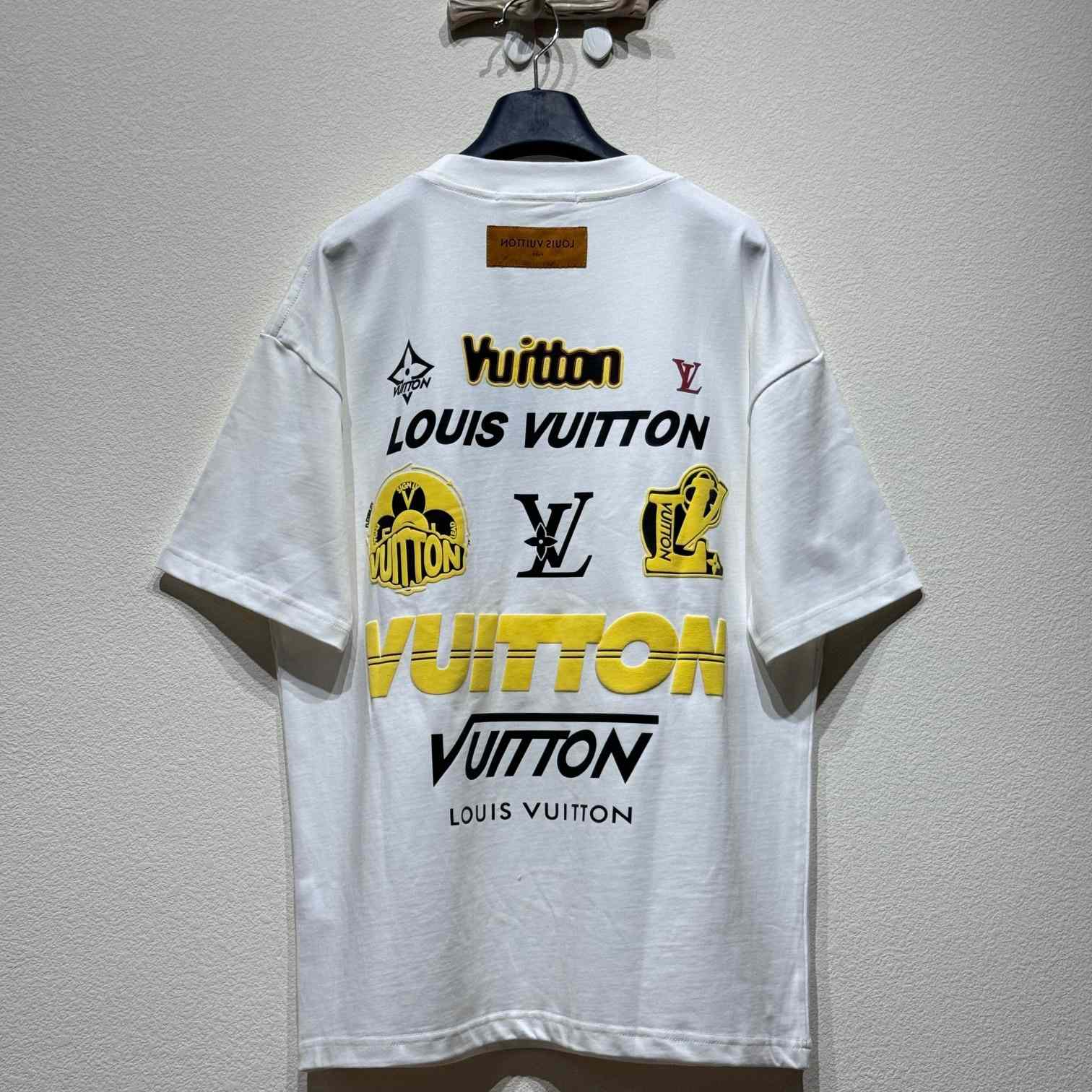 Louis Vuitton Short-Sleeved Cotton Crewneck    - DopestKickz