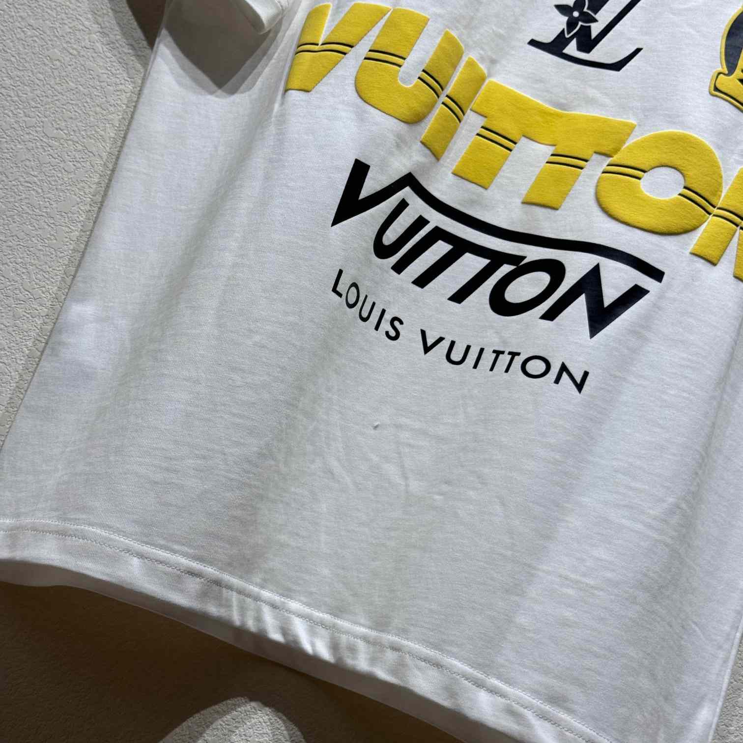 Louis Vuitton Short-Sleeved Cotton Crewneck    - DopestKickz