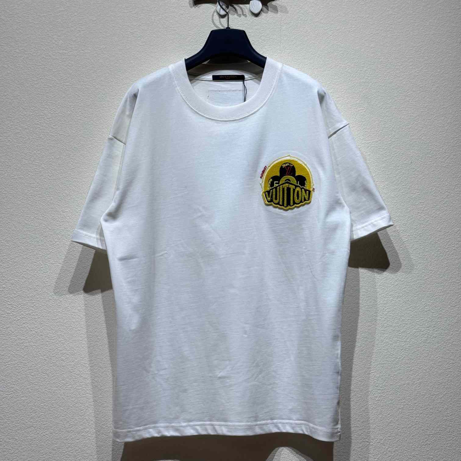 Louis Vuitton Short-Sleeved Cotton Crewneck    - DopestKickz