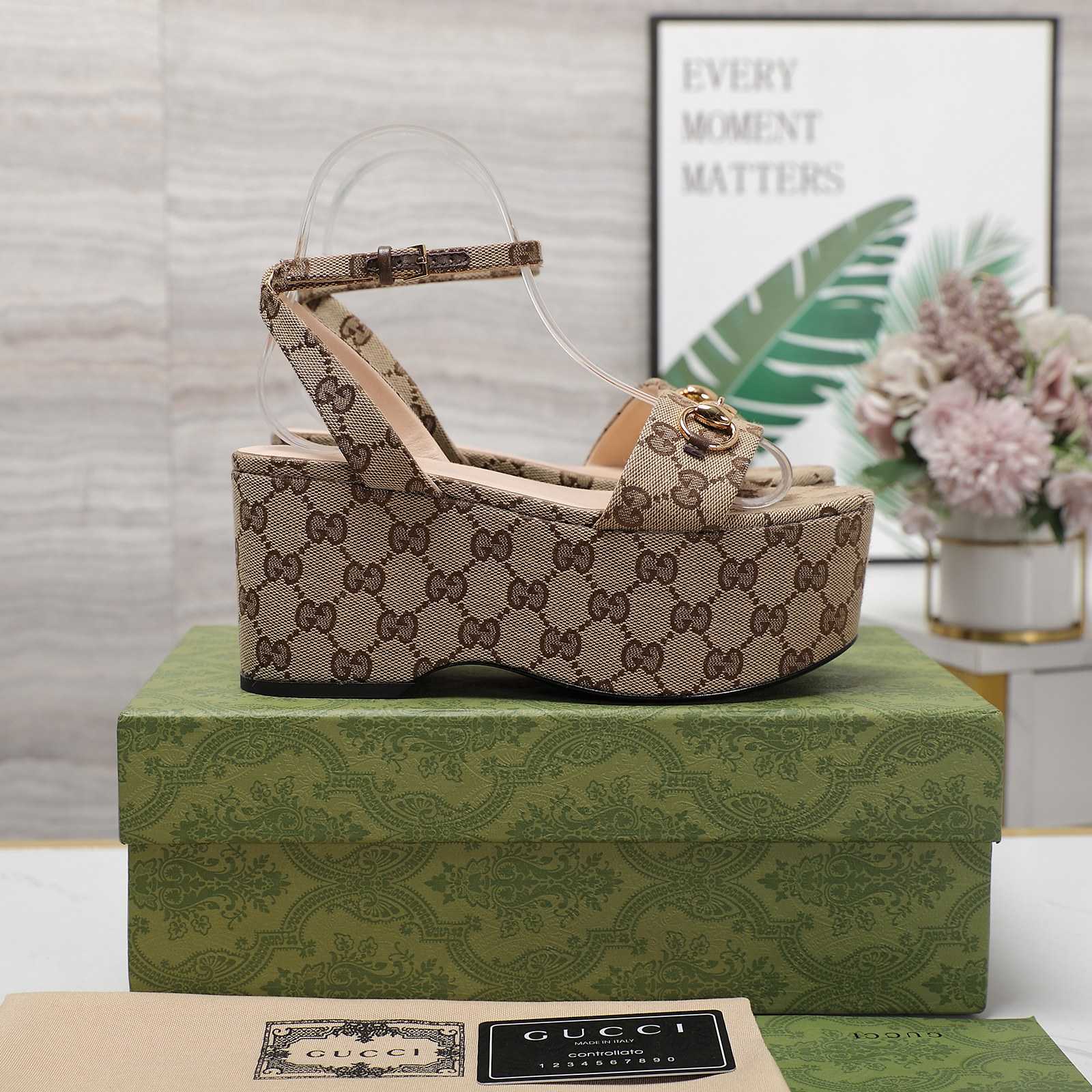 Gucci Women's Horsebit flatform Sandal - DopestKickz