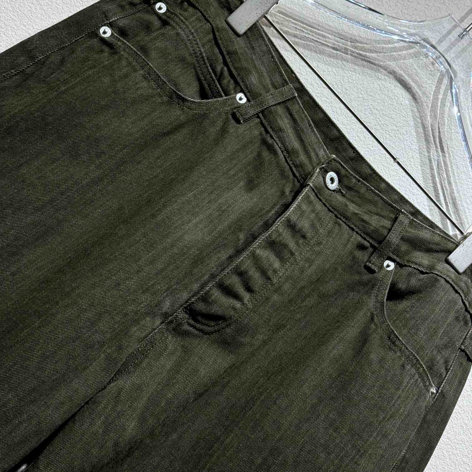 Bottega Veneta Turned Up Hem Wide-Leg Jeans - DopestKickz
