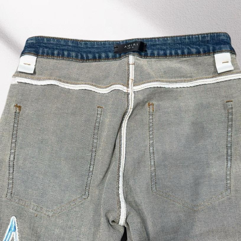 Amiri Denim Shorts     8007 - DopestKickz