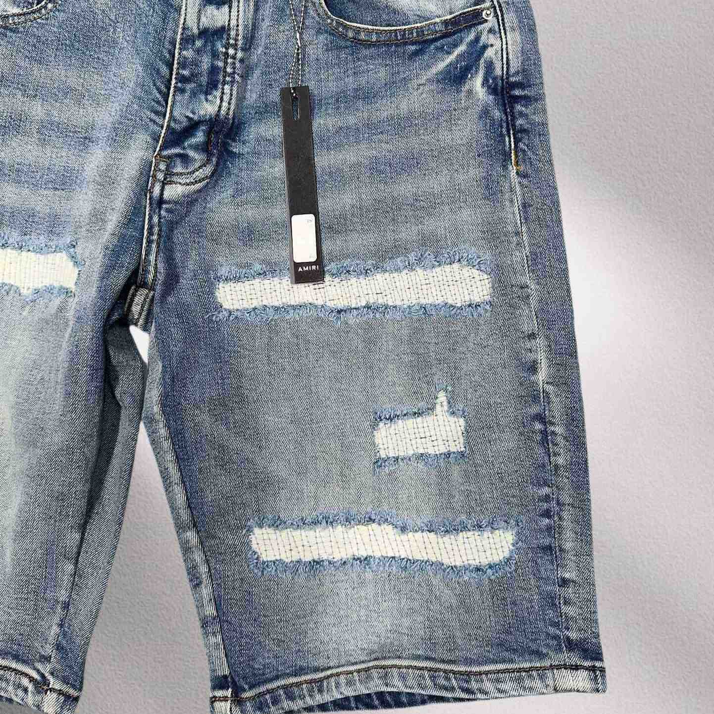 Amiri Denim Shorts     8007 - DopestKickz