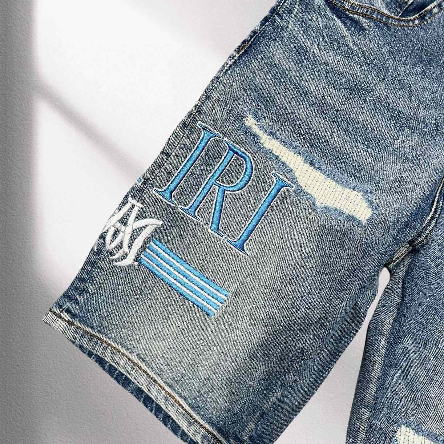 Amiri Denim Shorts     8007 - DopestKickz