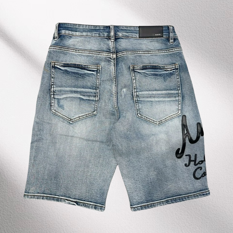Amiri Denim Shorts     8004 - DopestKickz
