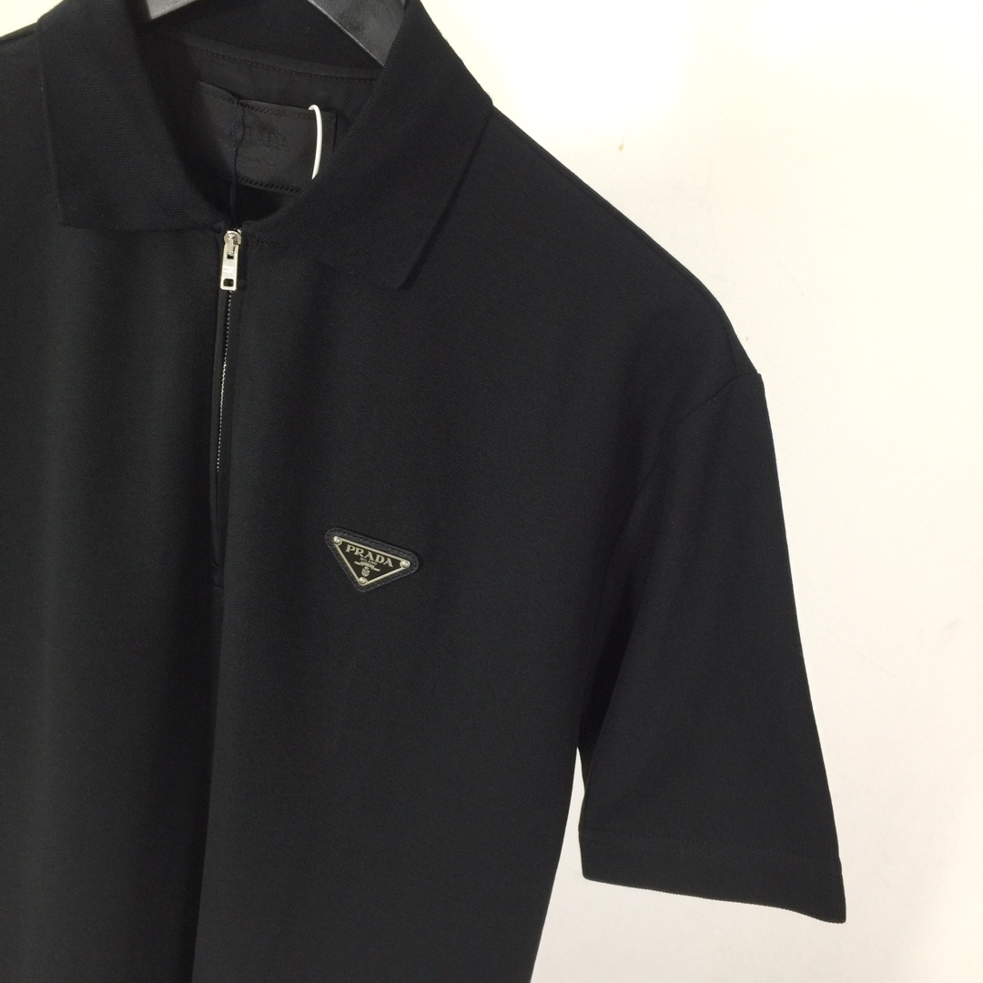 Prada Piqué Polo Shirt - DopestKickz