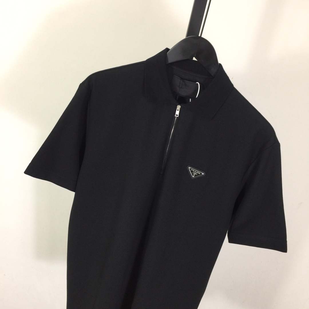Prada Piqué Polo Shirt - DopestKickz